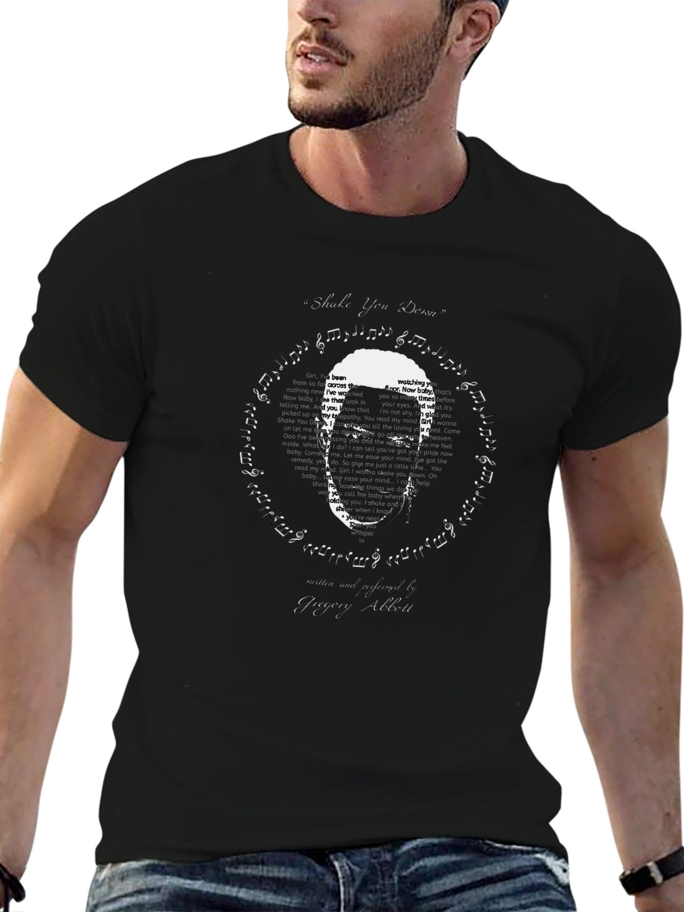 Gregory Abbott Shake You Down Black T-Shirt