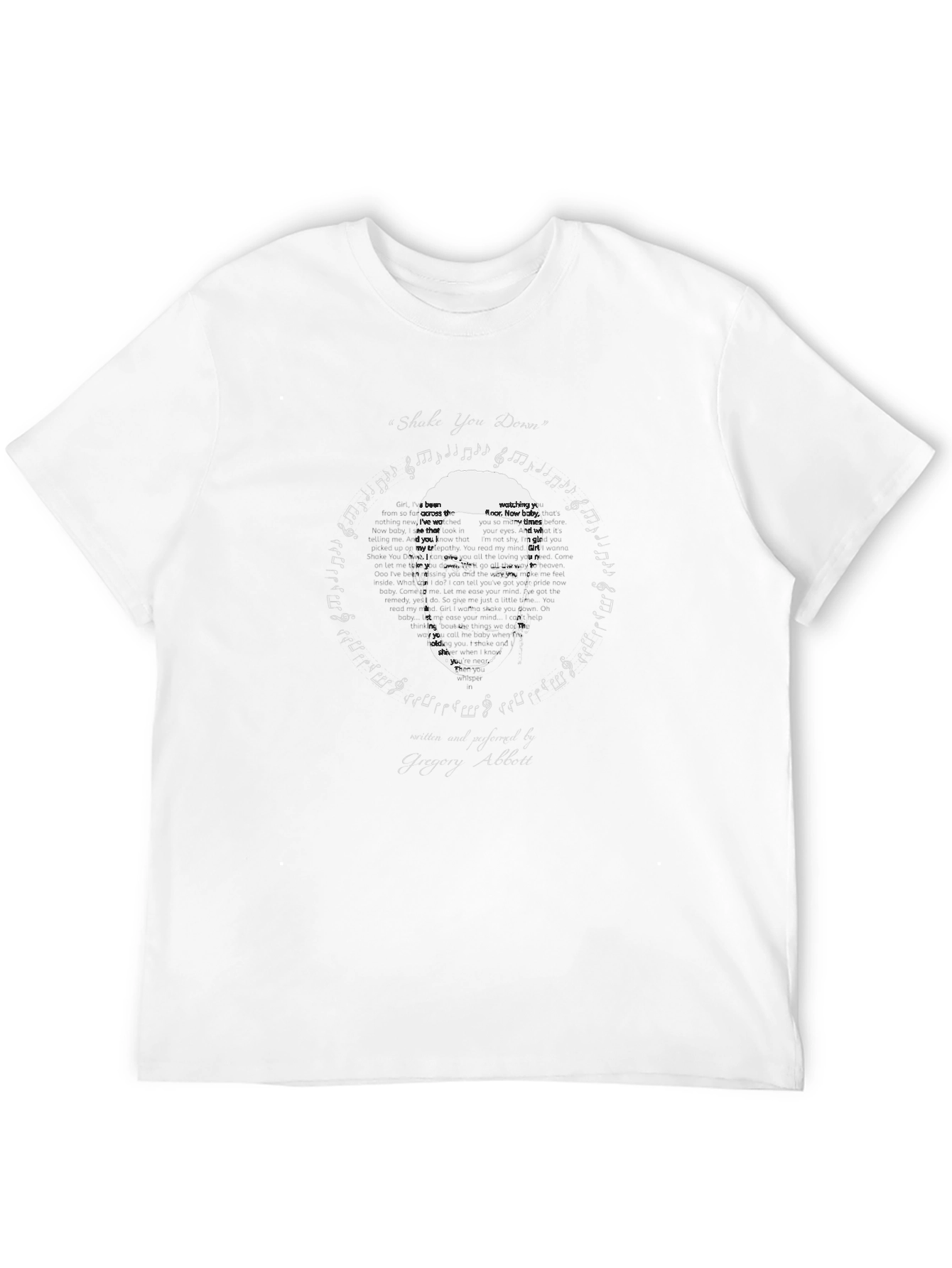 Gregory Abbott Shake You Down Black T-Shirt