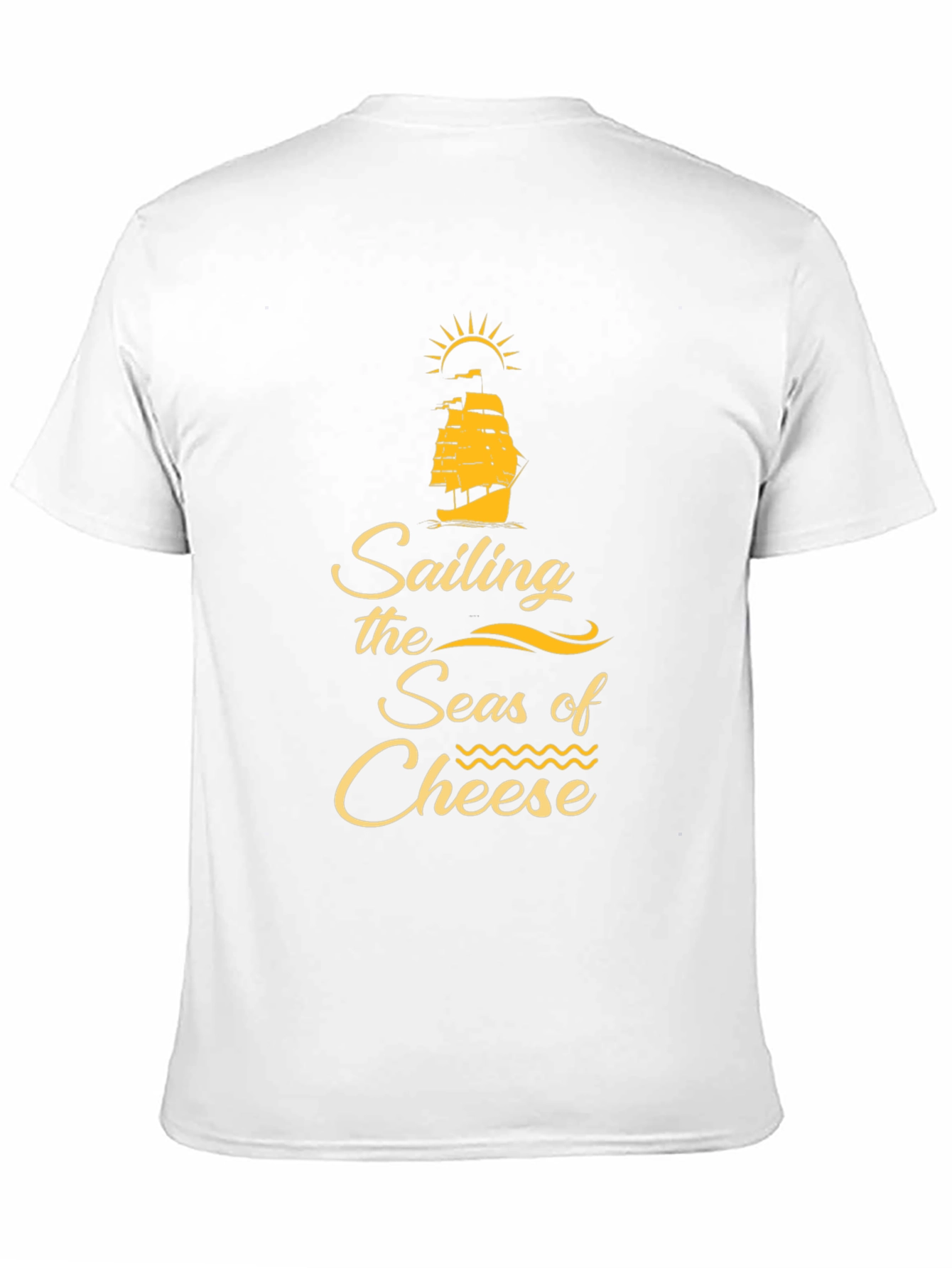 Sailing the Seas of Cheese Black T-Shirt