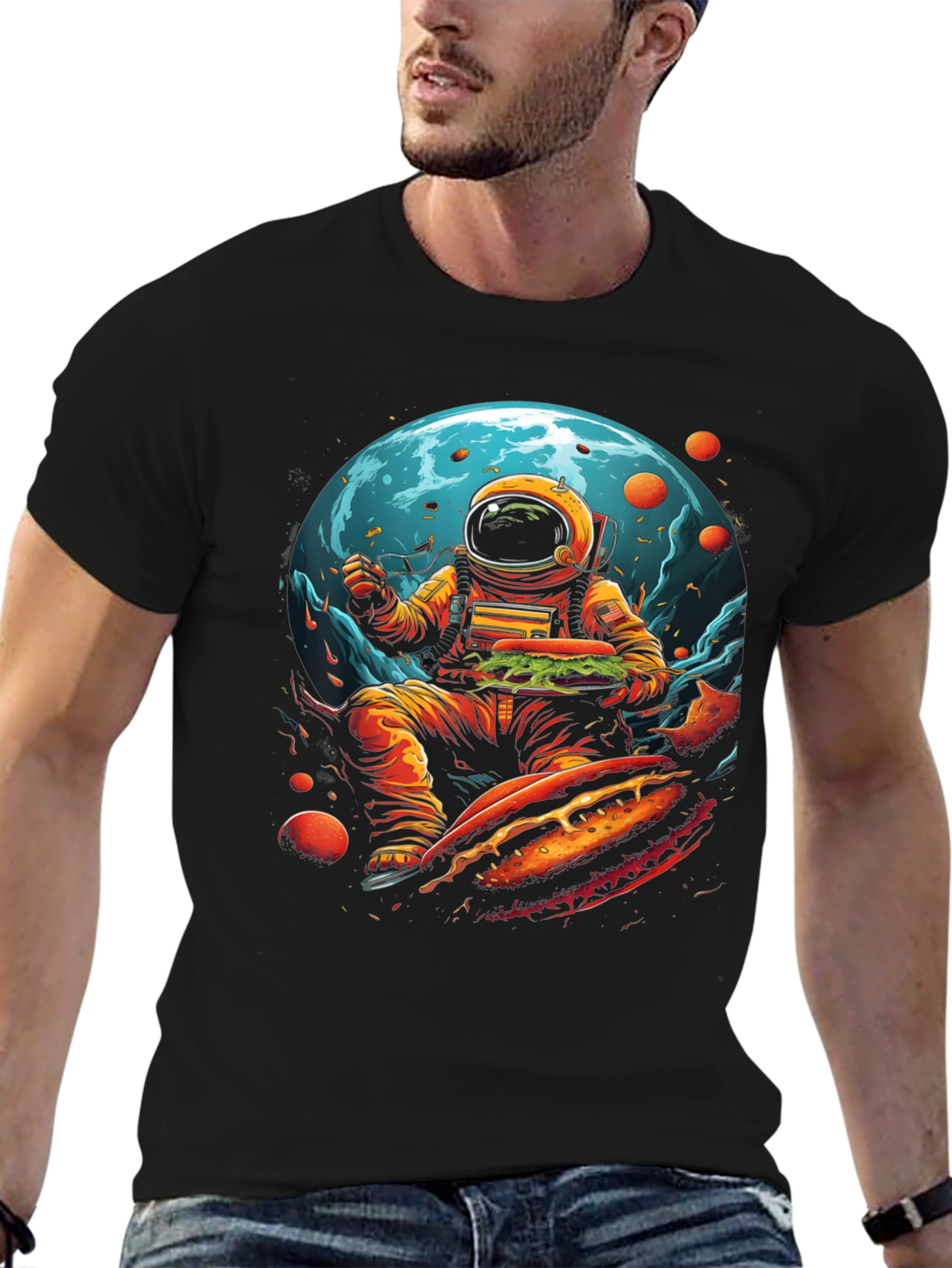 Astronaut Sandwich Graphic Tee