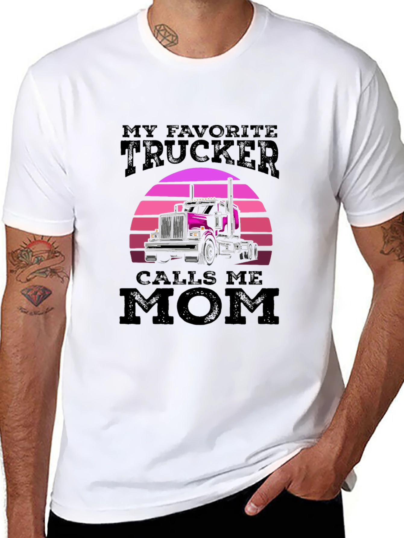 My Favorite Trucker Calls Me Mom T-Shirt