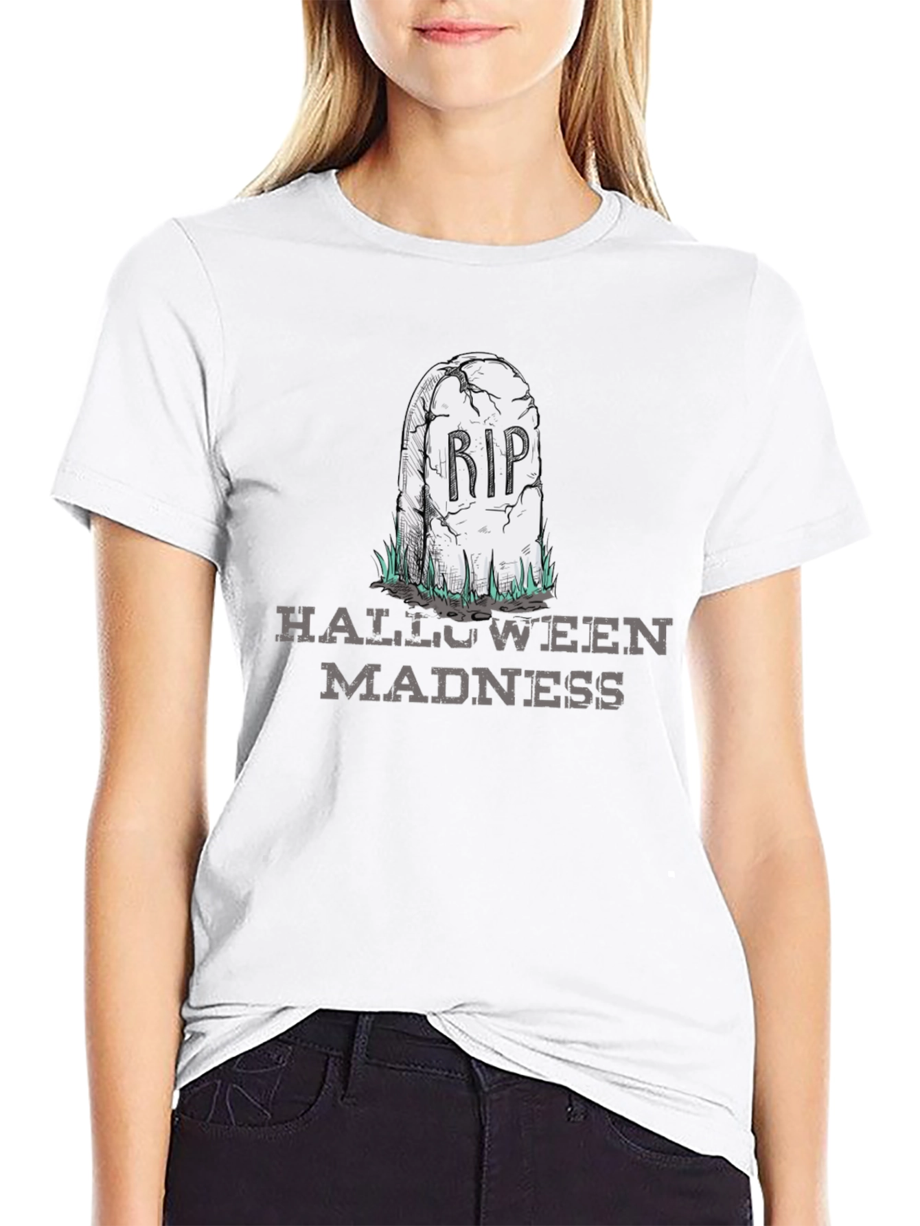 Halloween Madness RIP Tombstone T-Shirt