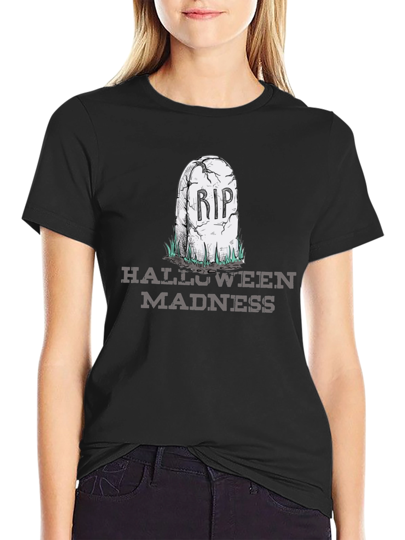 Halloween Madness RIP Tombstone T-Shirt