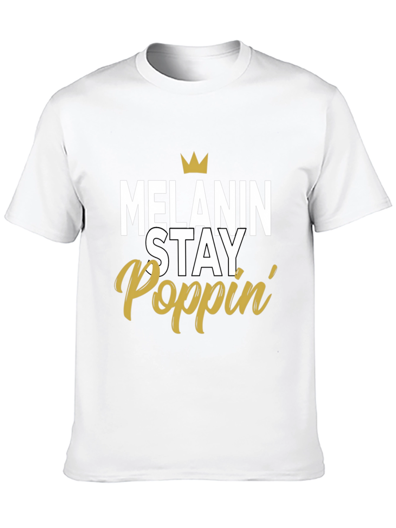 Melanin Stay Poppin Graphic Tee