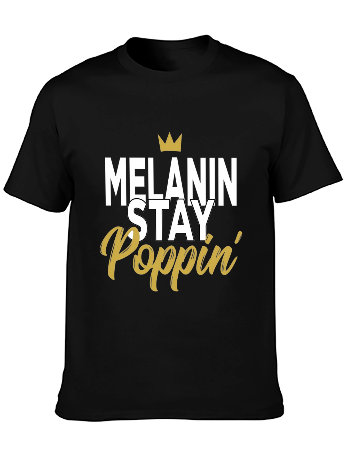 Melanin Stay Poppin Graphic Tee