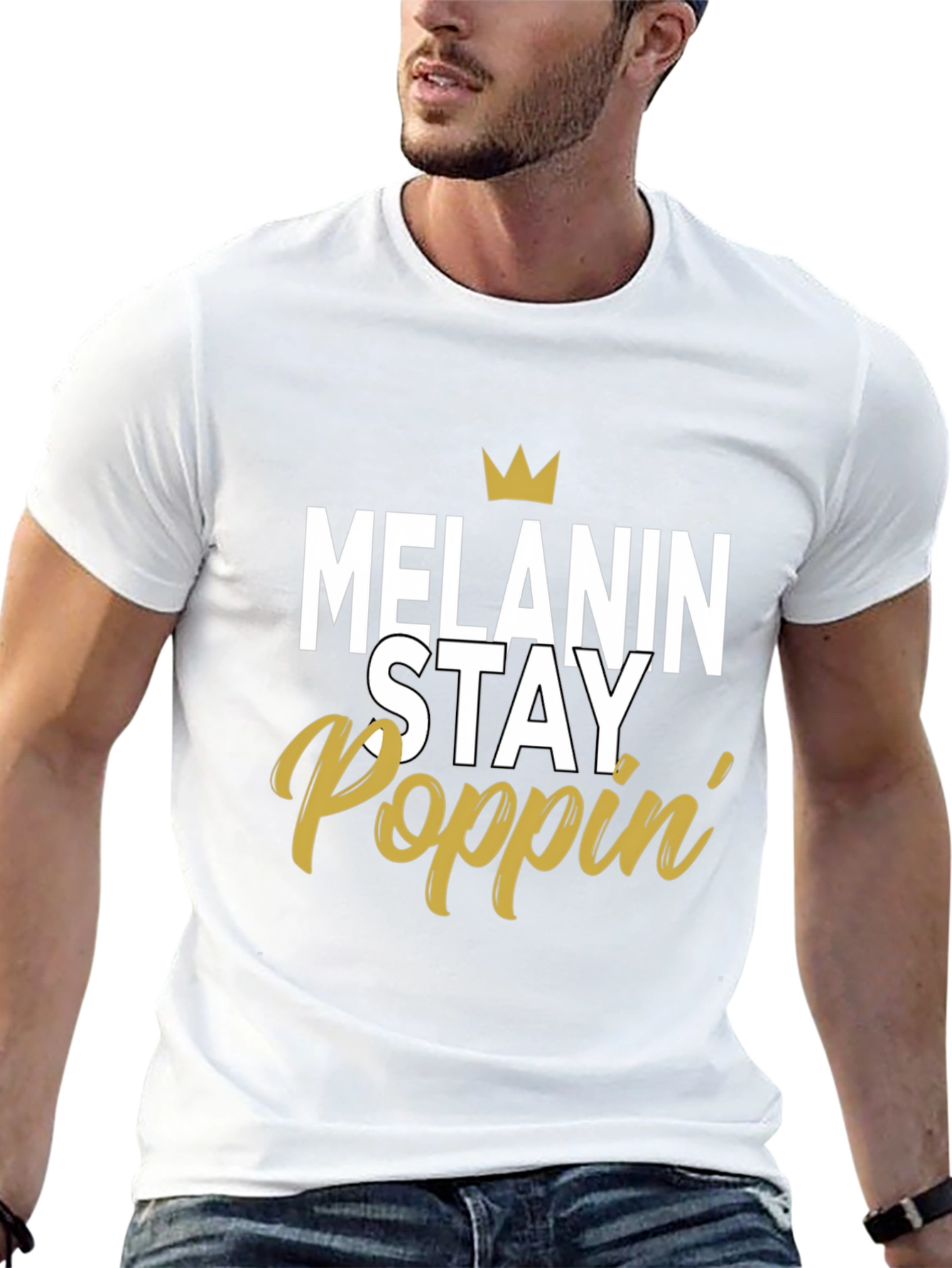 Melanin Stay Poppin Graphic Tee