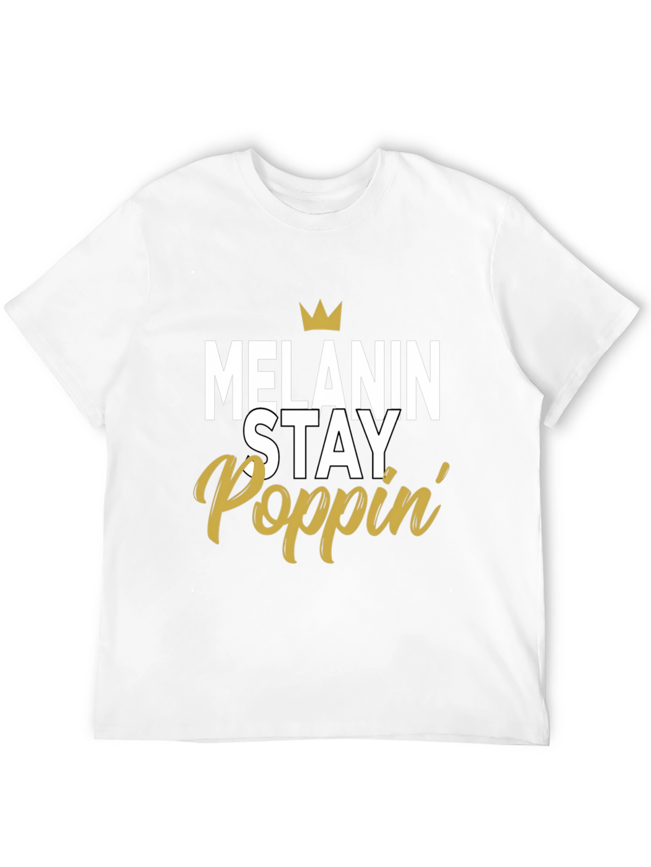 Melanin Stay Poppin Graphic Tee