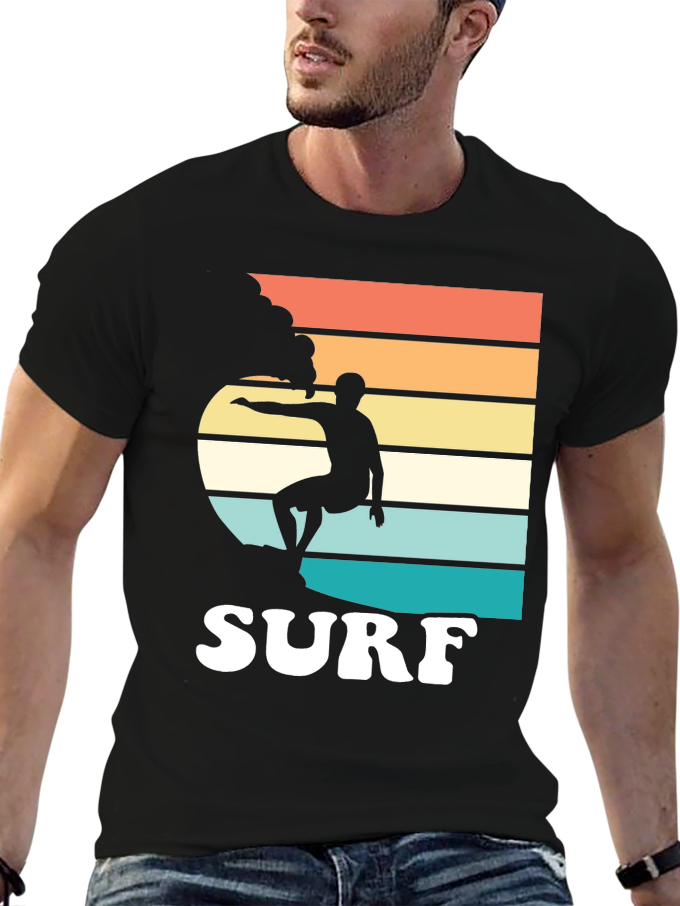 Retro Surf T-Shirt | Surfer Graphic Tee