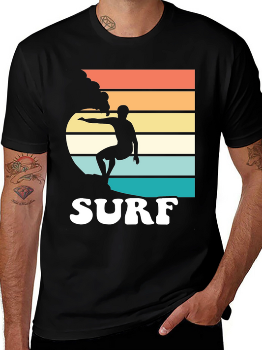 Retro Surf T-Shirt | Surfer Graphic Tee