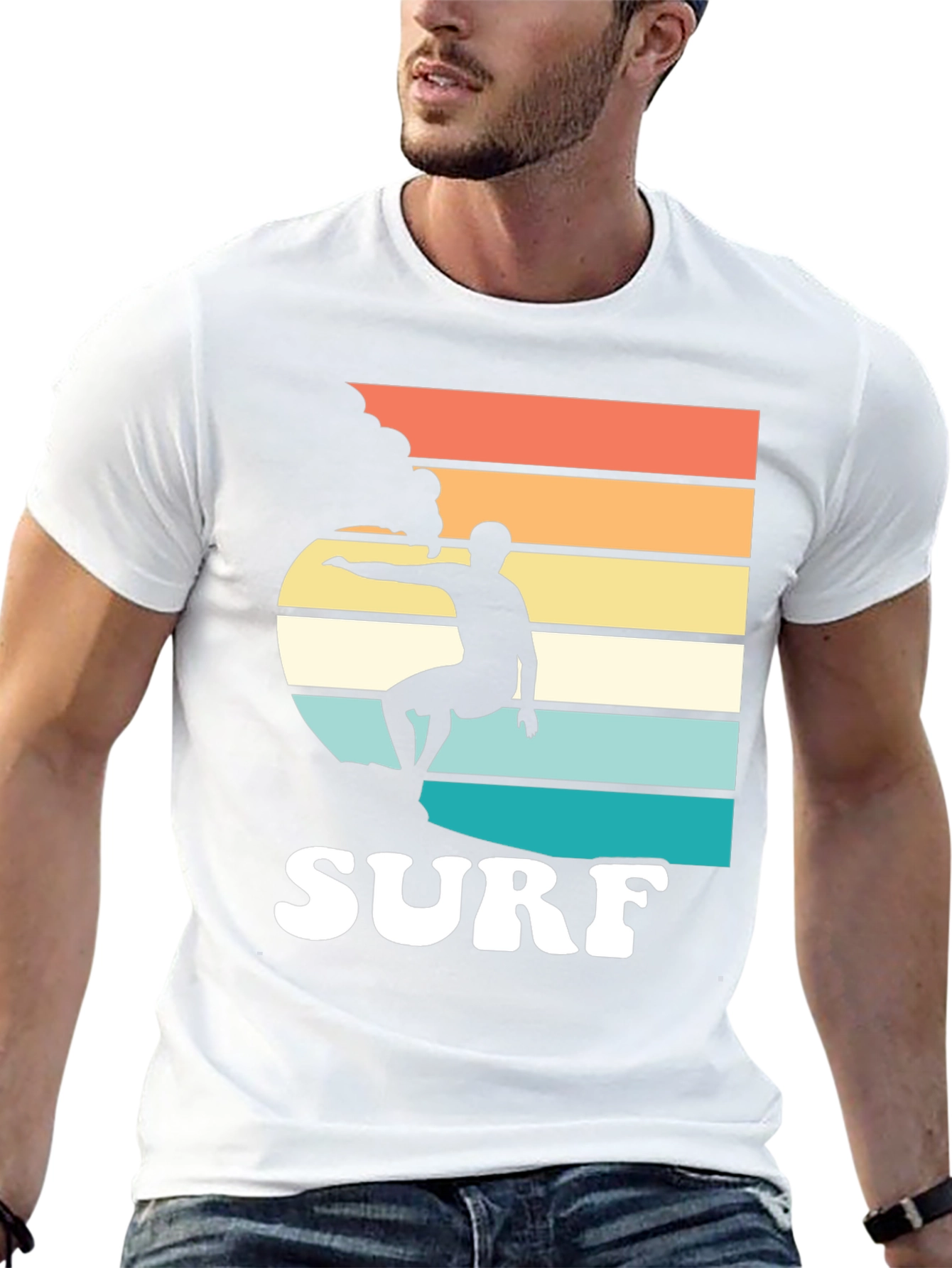 Retro Surf T-Shirt | Surfer Graphic Tee