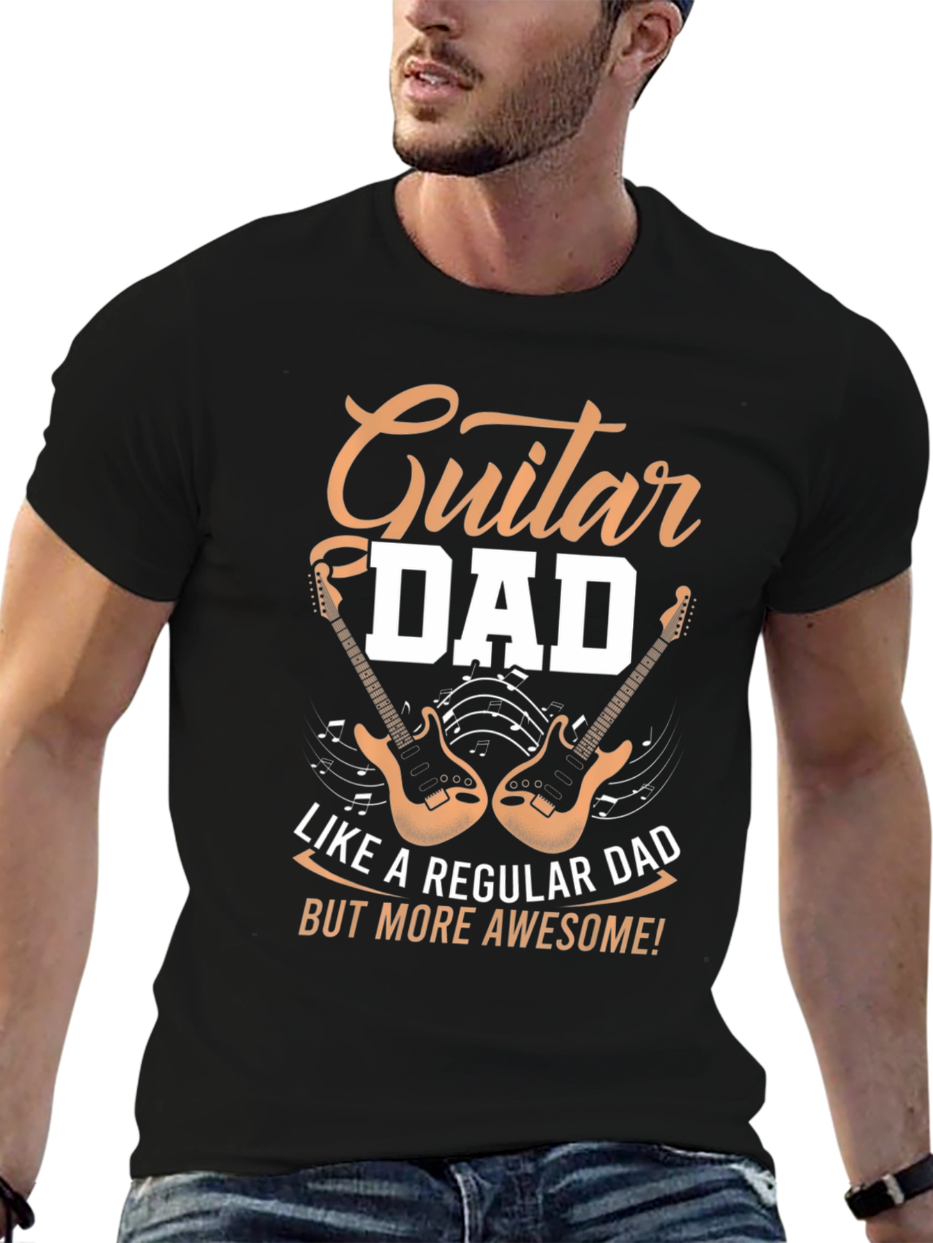 Guitar Dad T-Shirt - Awesome Fathers Day Gift