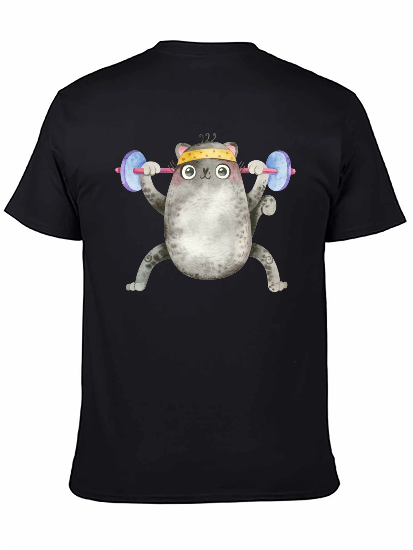 Weightlifting Cat T-Shirt