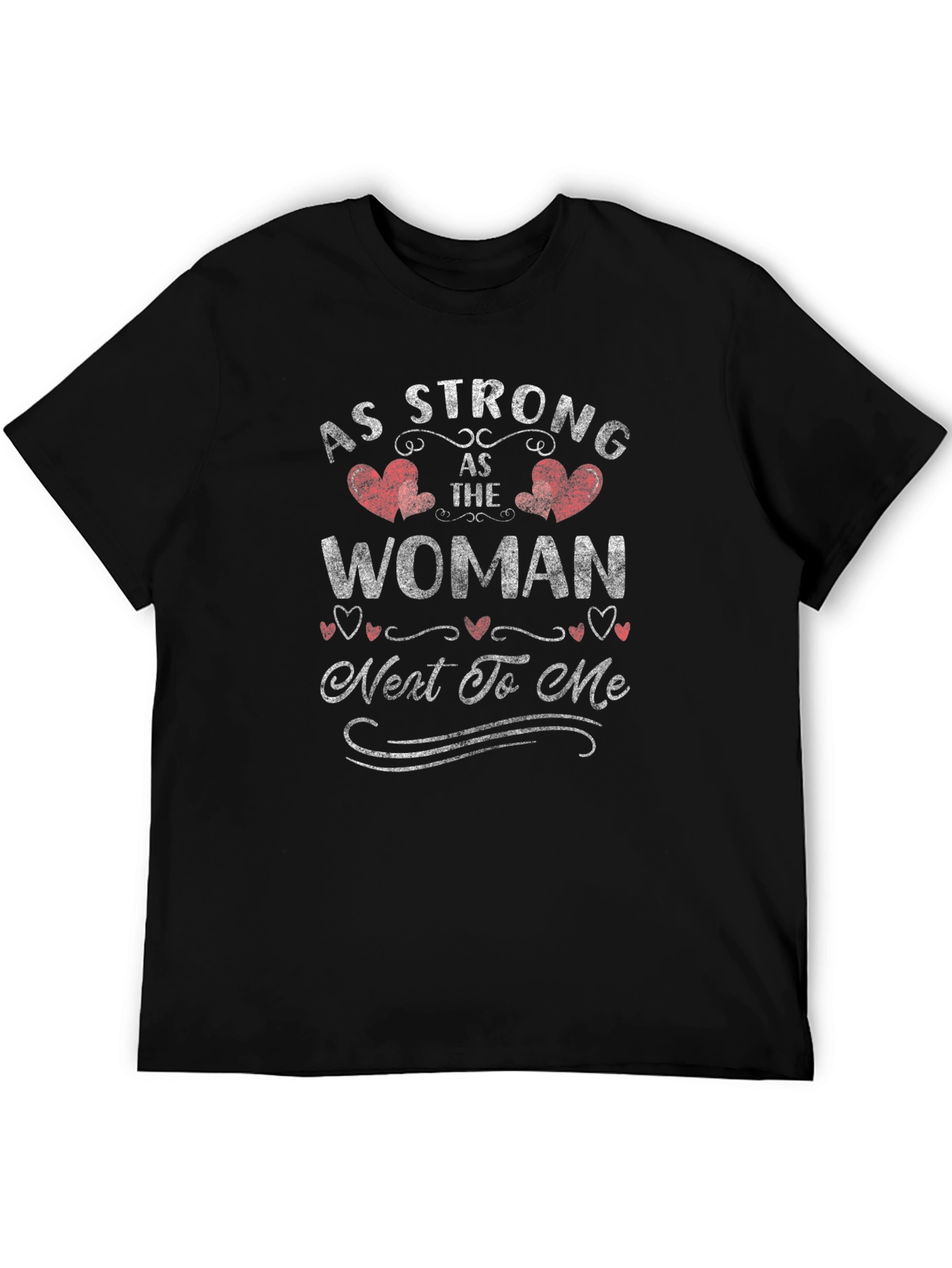 Strong Woman Graphic Tee - Heart Design