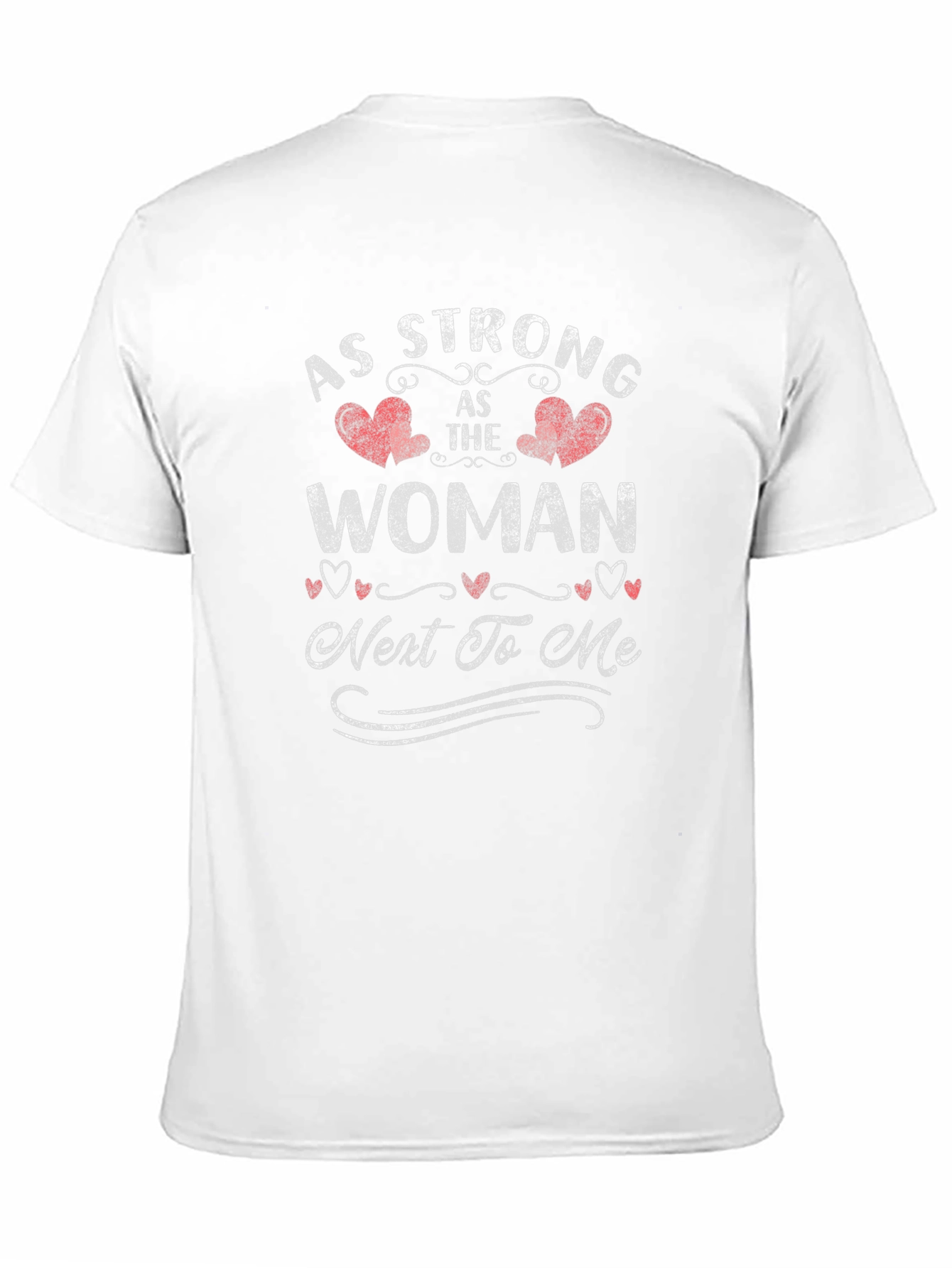 Strong Woman Graphic Tee - Heart Design