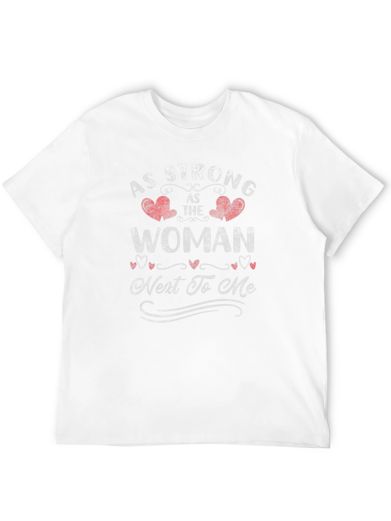 Strong Woman Graphic Tee - Heart Design