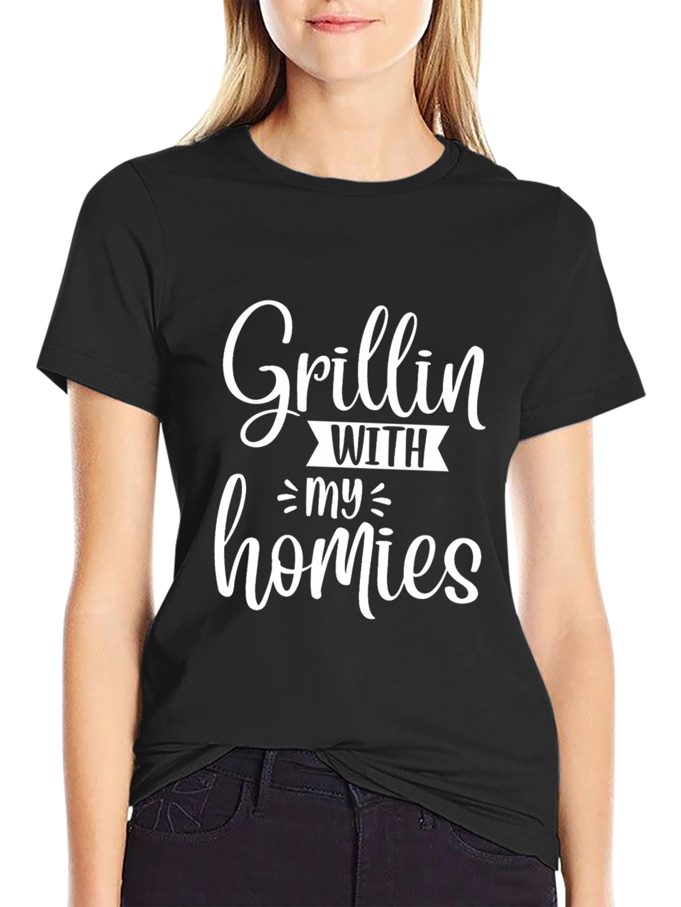 Grillin with my Homies Graphic Tee - BBQ Ready!
