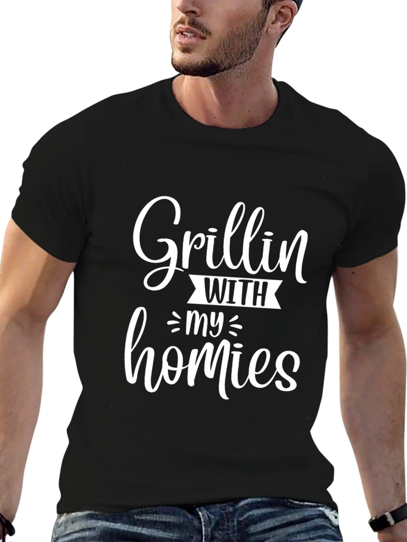 Grillin with my Homies Graphic Tee - BBQ Ready!