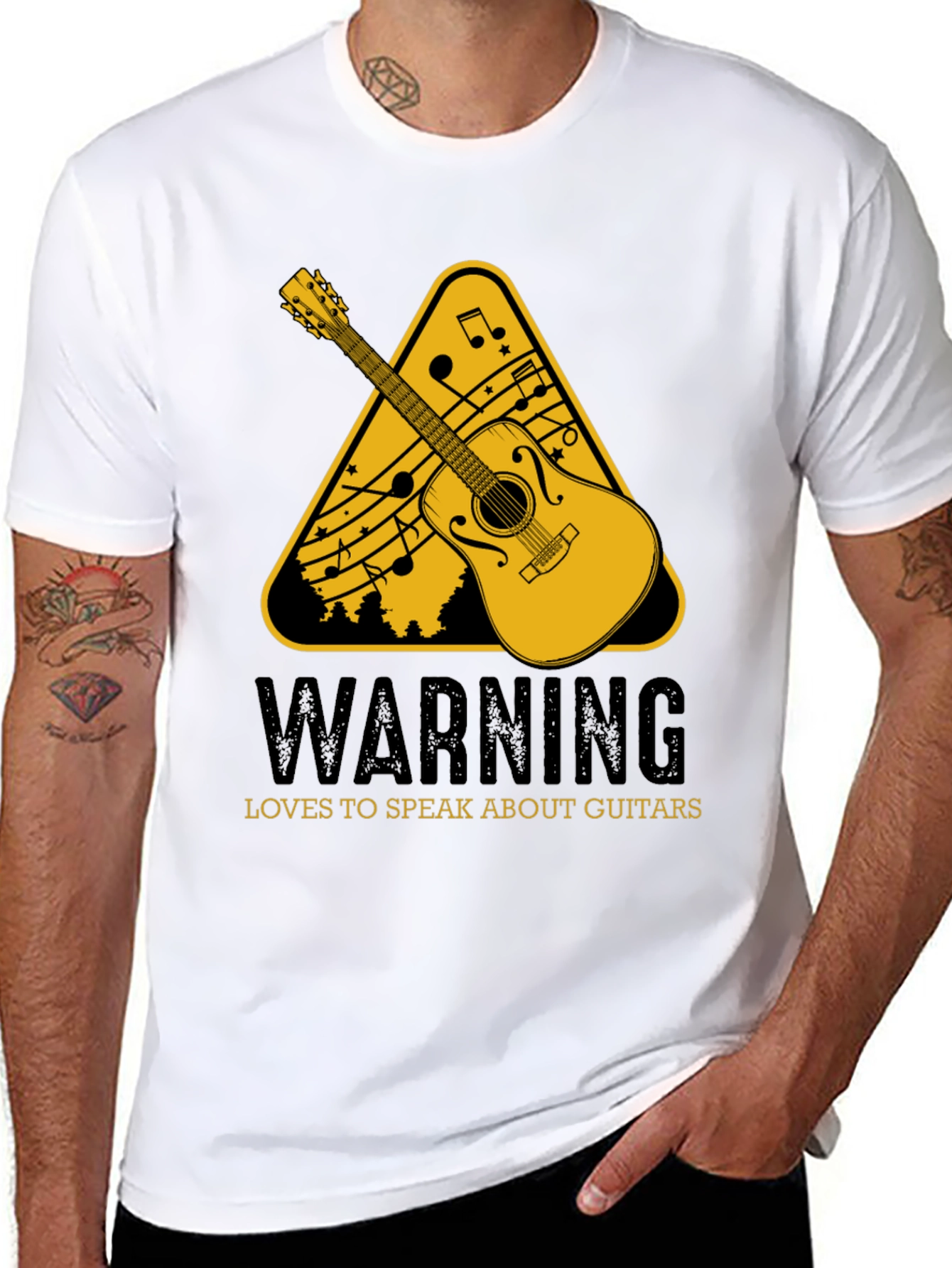 Guitar Lovers Warning T-Shirt