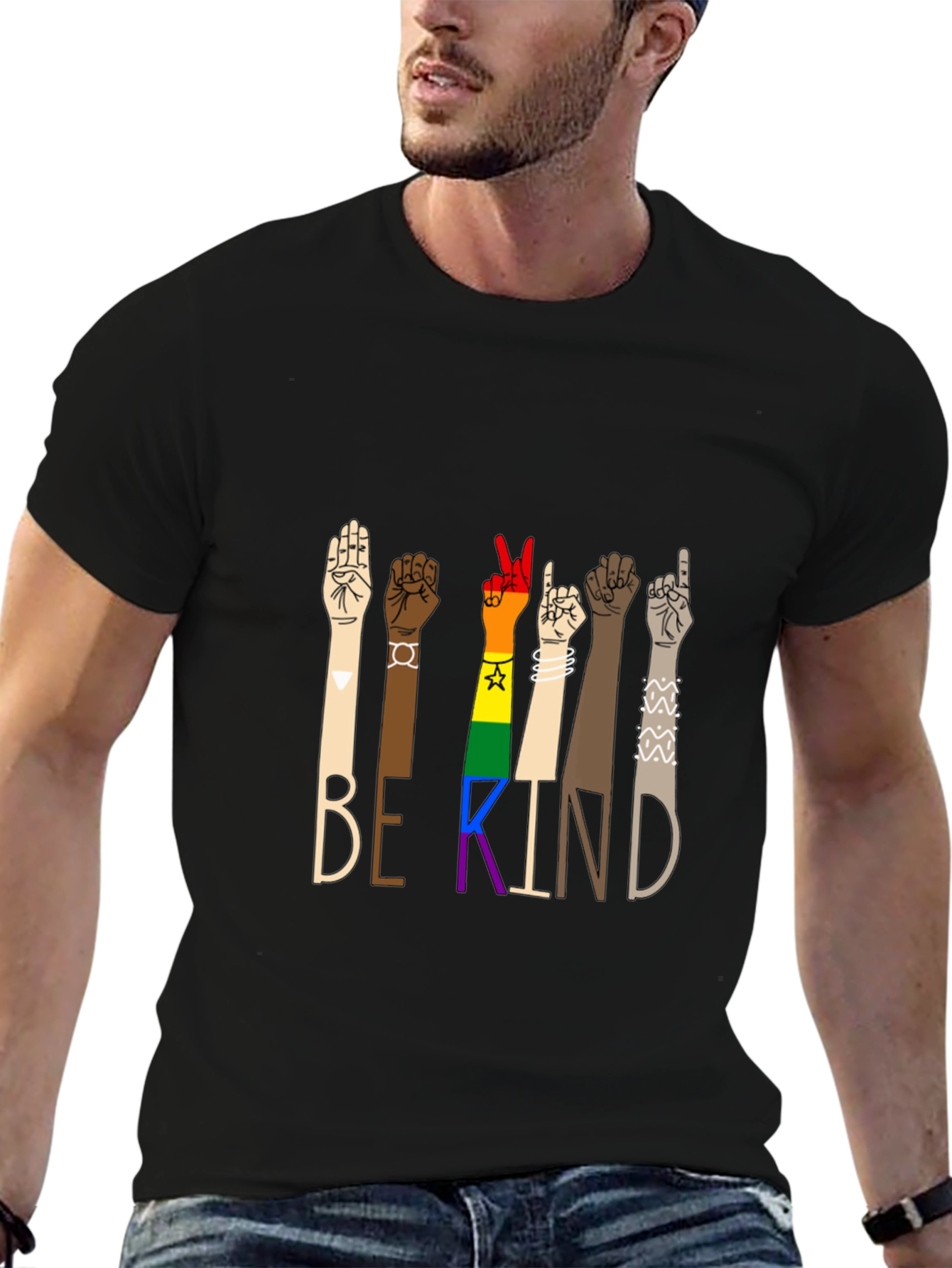 Be Kind Graphic Tee - Equality & Inclusion