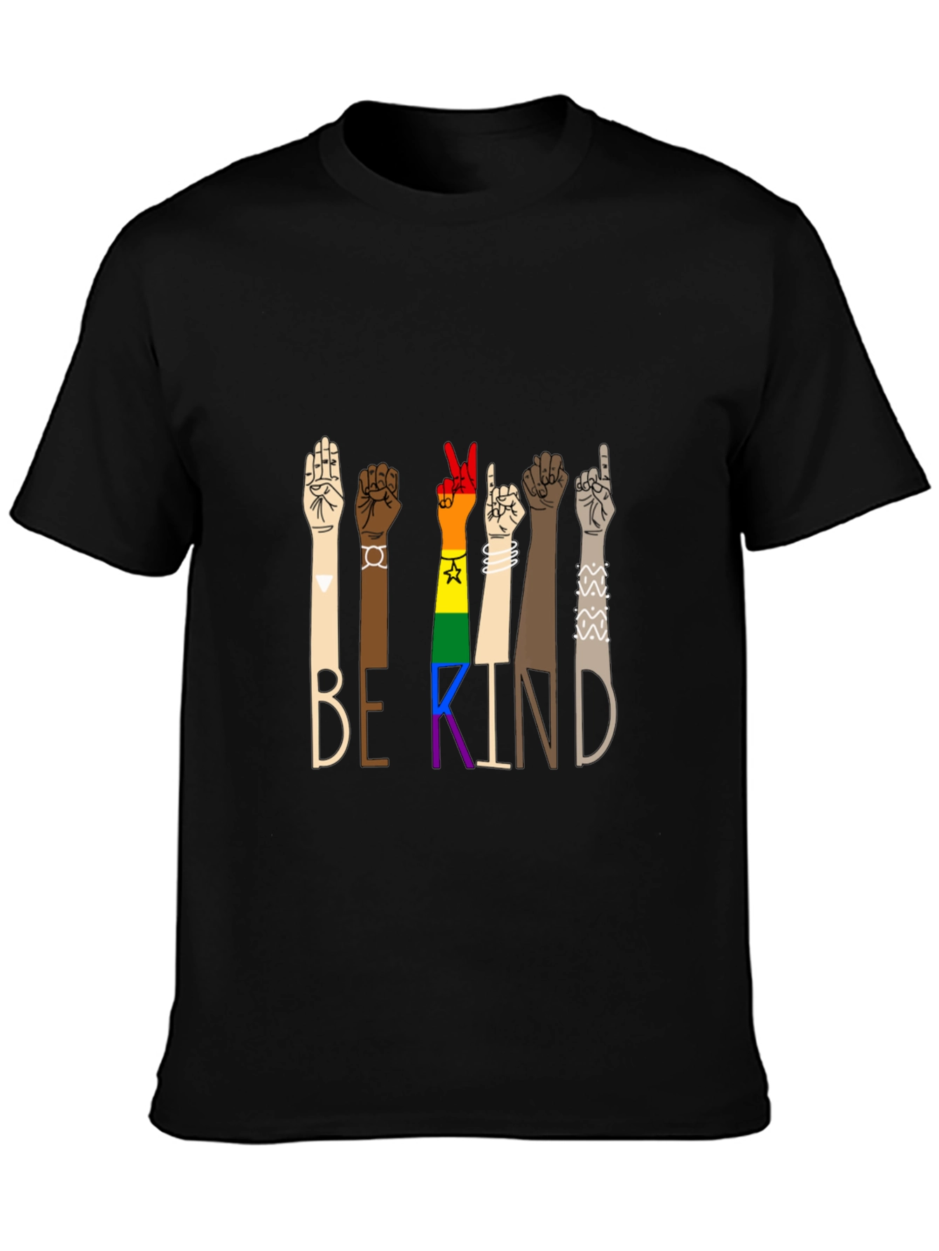 Be Kind Graphic Tee - Equality & Inclusion