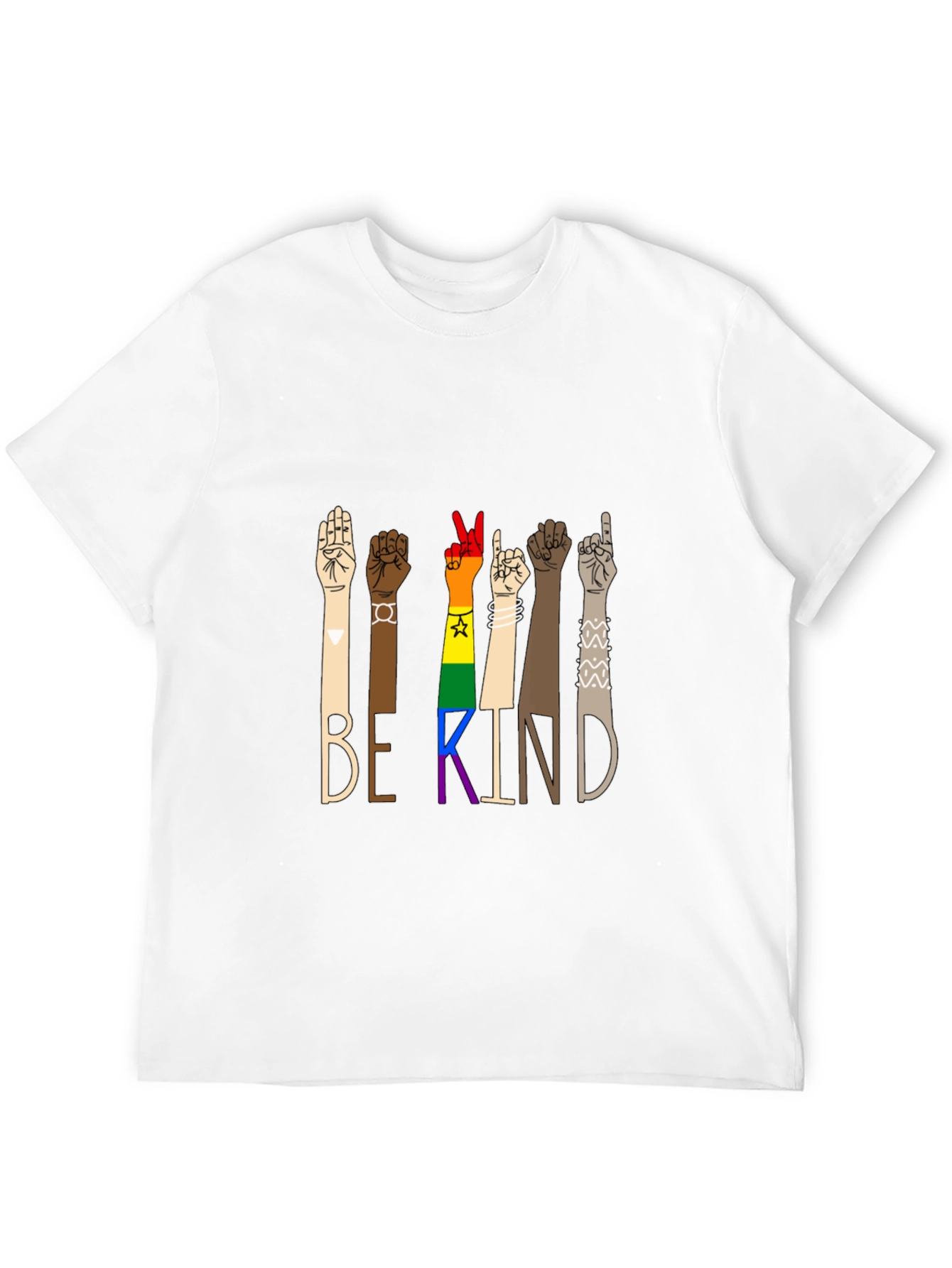 Be Kind Graphic Tee - Equality & Inclusion