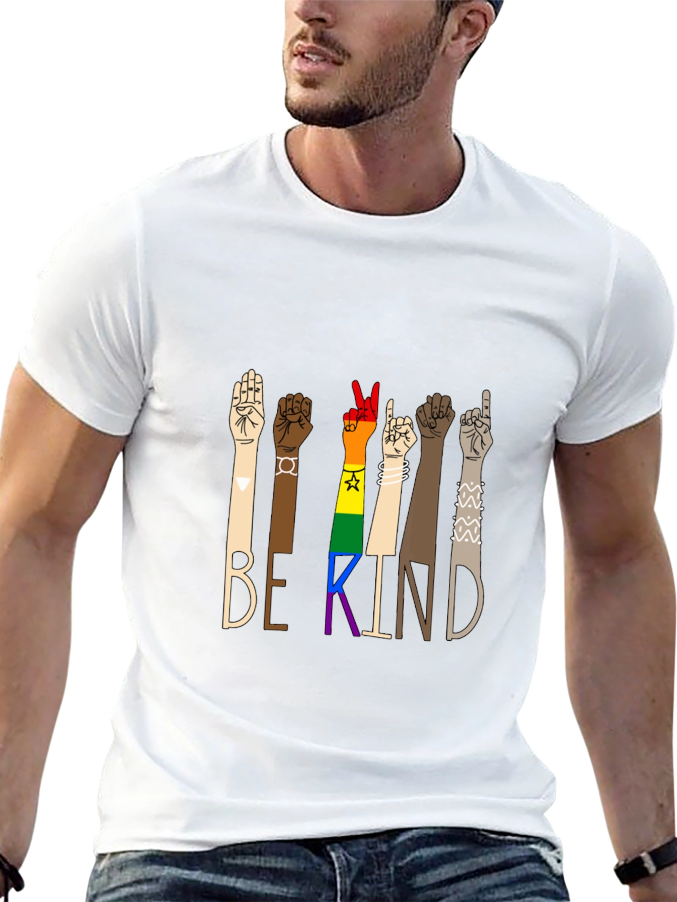 Be Kind Graphic Tee - Equality & Inclusion
