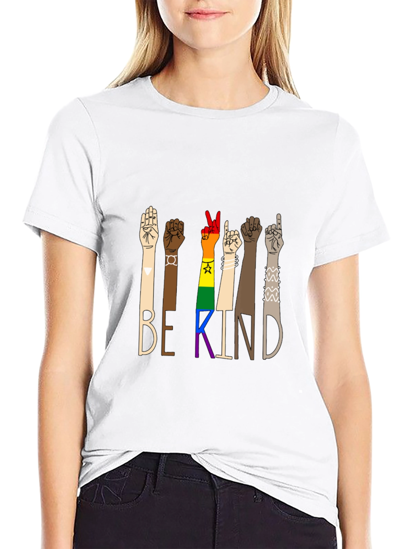 Be Kind Graphic Tee - Equality & Inclusion