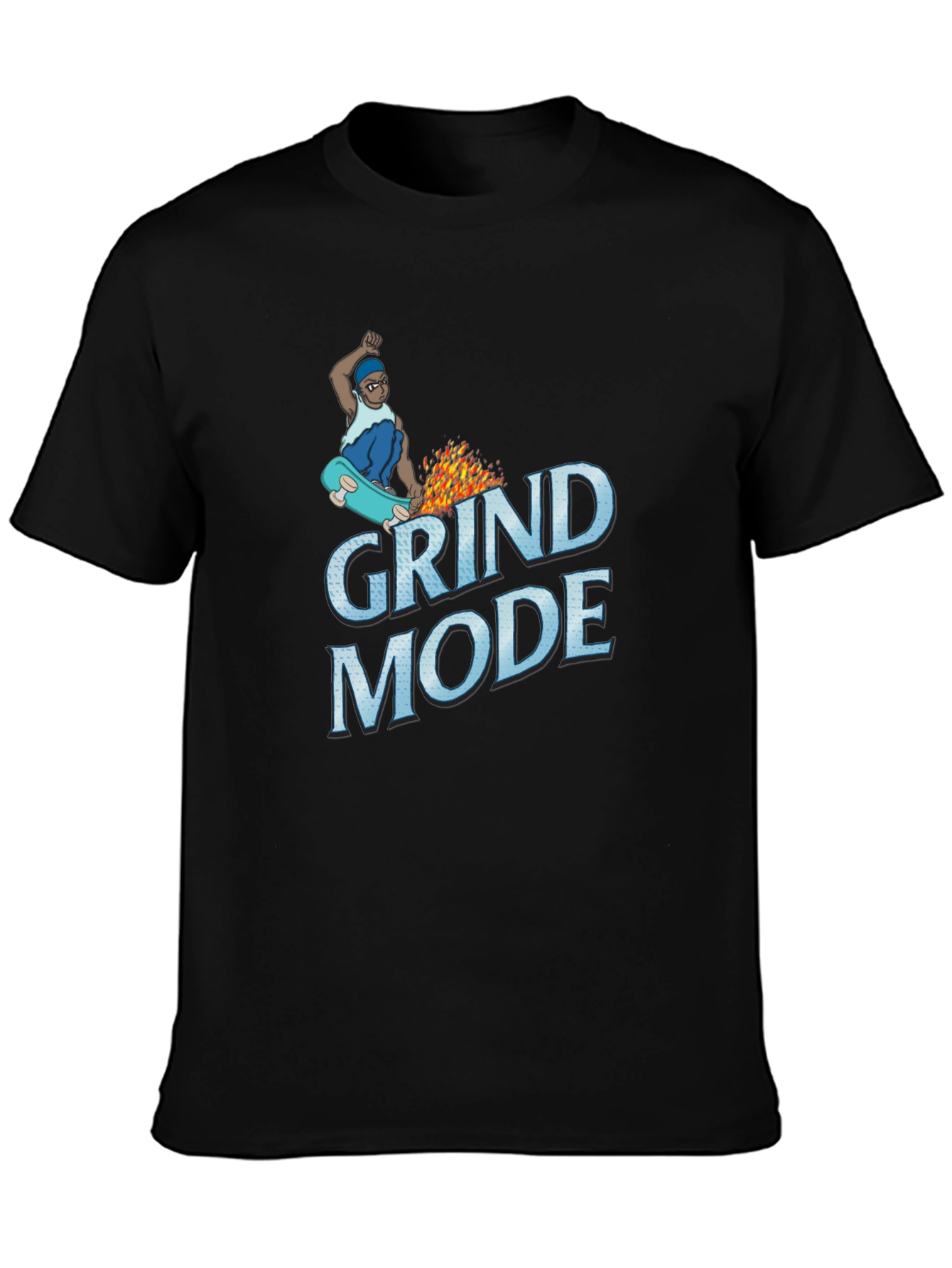 Grind Mode Black T-Shirt