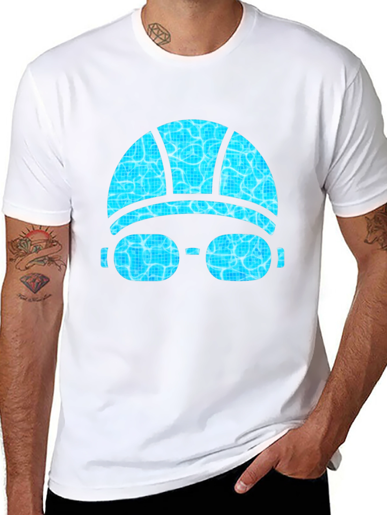 Swimmers Dream T-Shirt: Pool Water Design