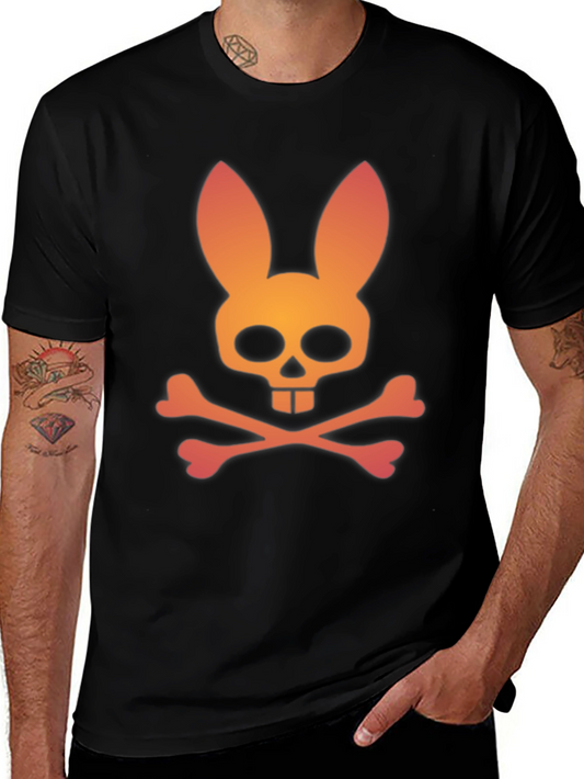 Bunny Skull T-Shirt - Edgy Streetwear