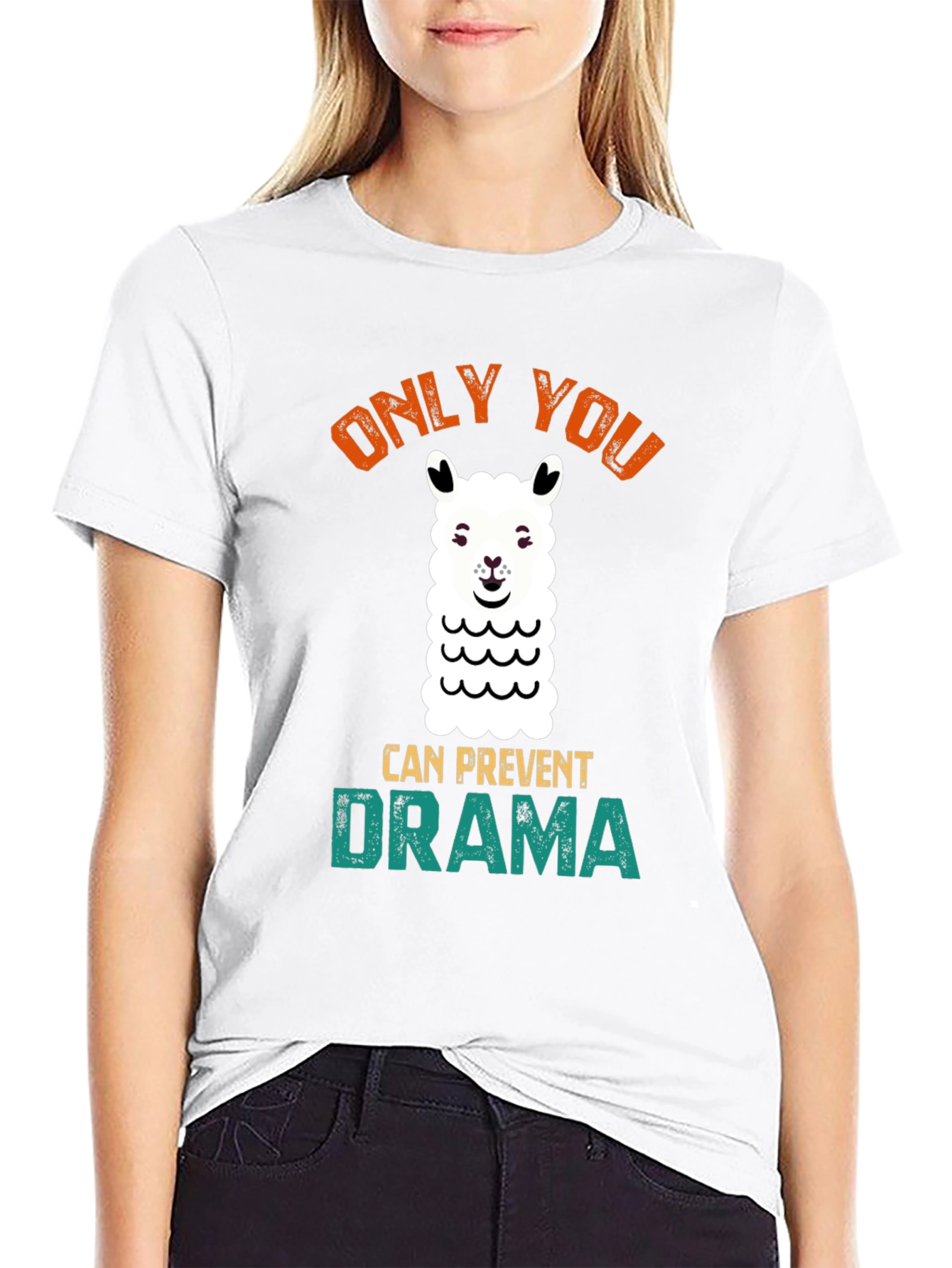 Only You Can Prevent Drama Llama Graphic Tee