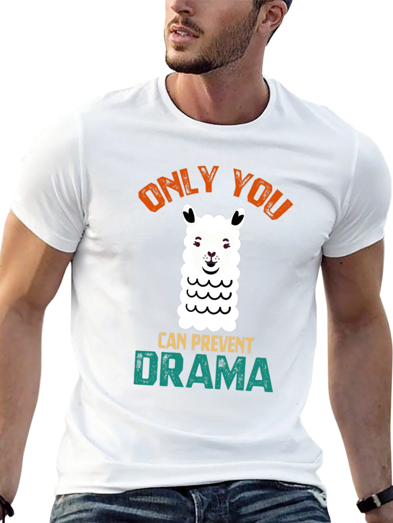 Only You Can Prevent Drama Llama Graphic Tee