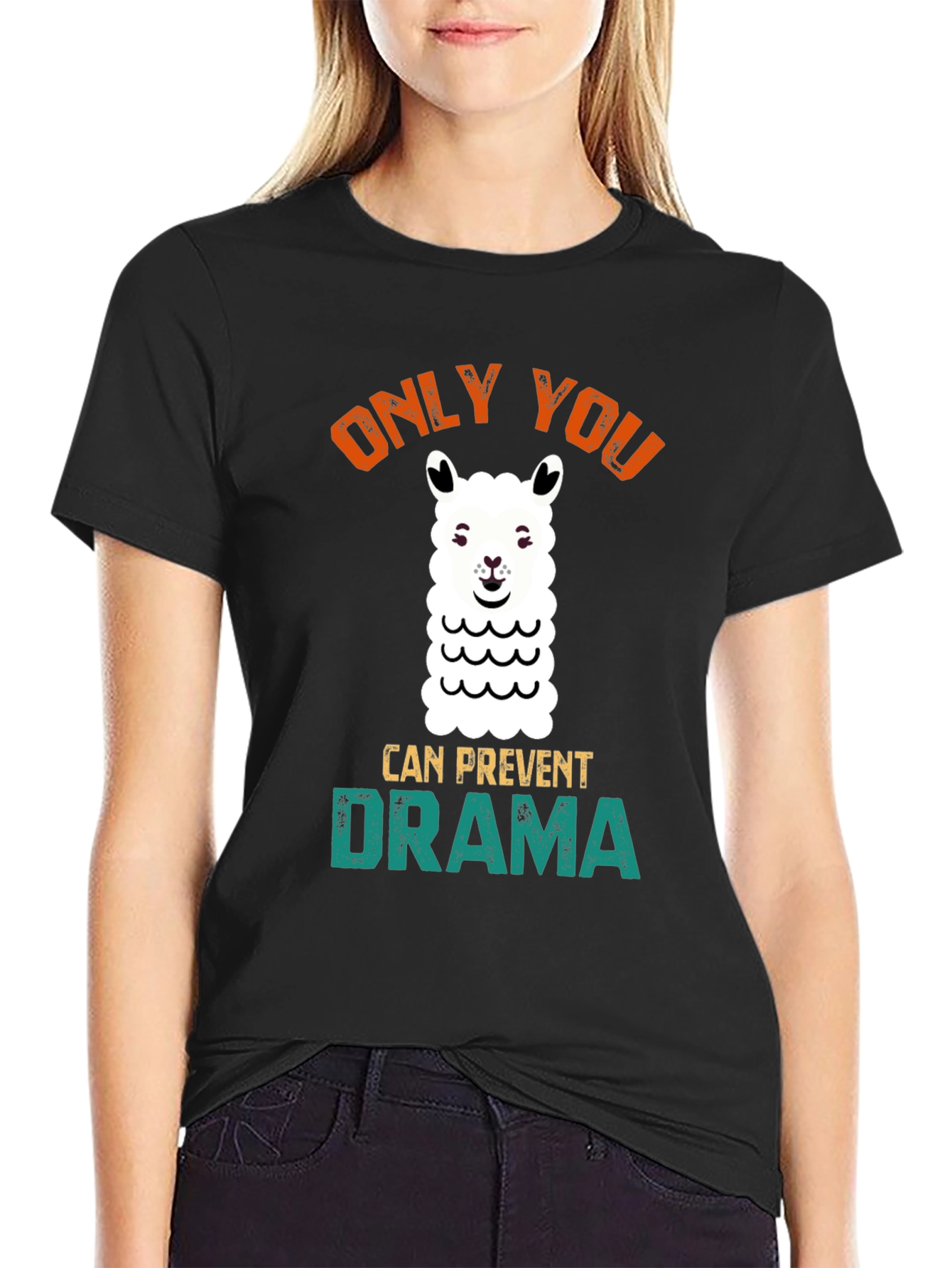 Only You Can Prevent Drama Llama Graphic Tee