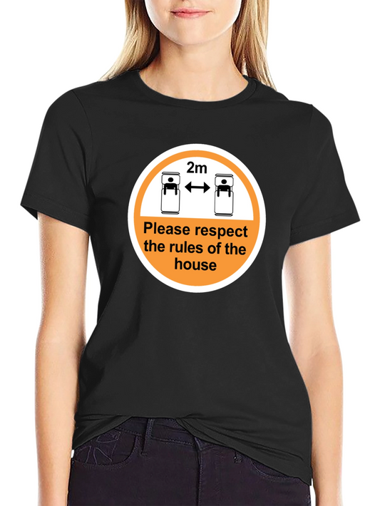 Social Distance Humor Tee - Respect the Rules