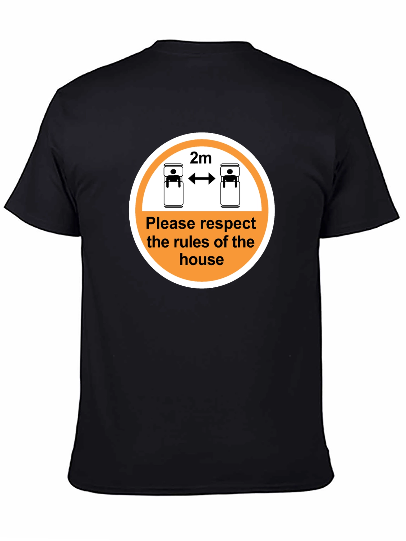 Social Distance Humor Tee - Respect the Rules