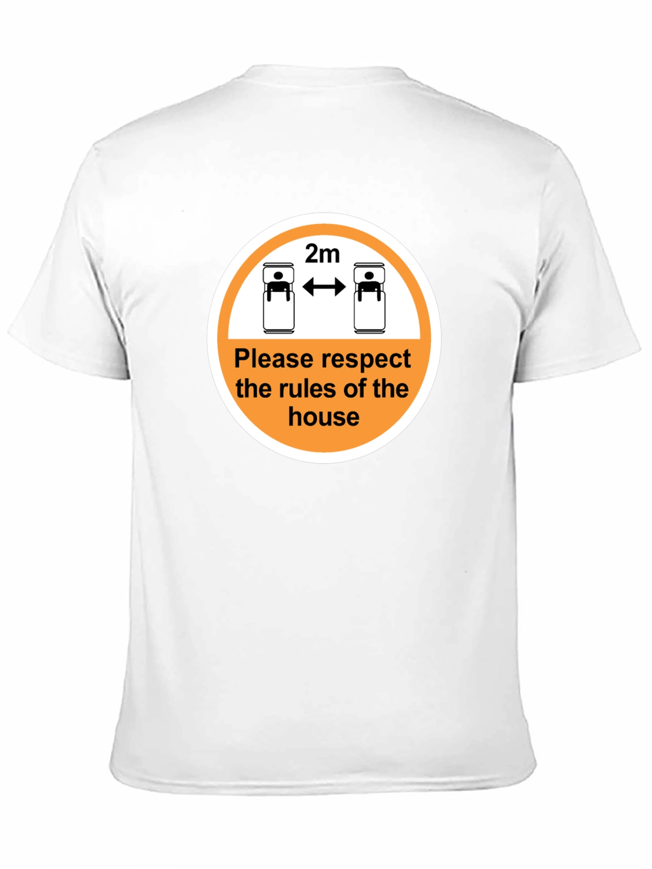 Social Distance Humor Tee - Respect the Rules