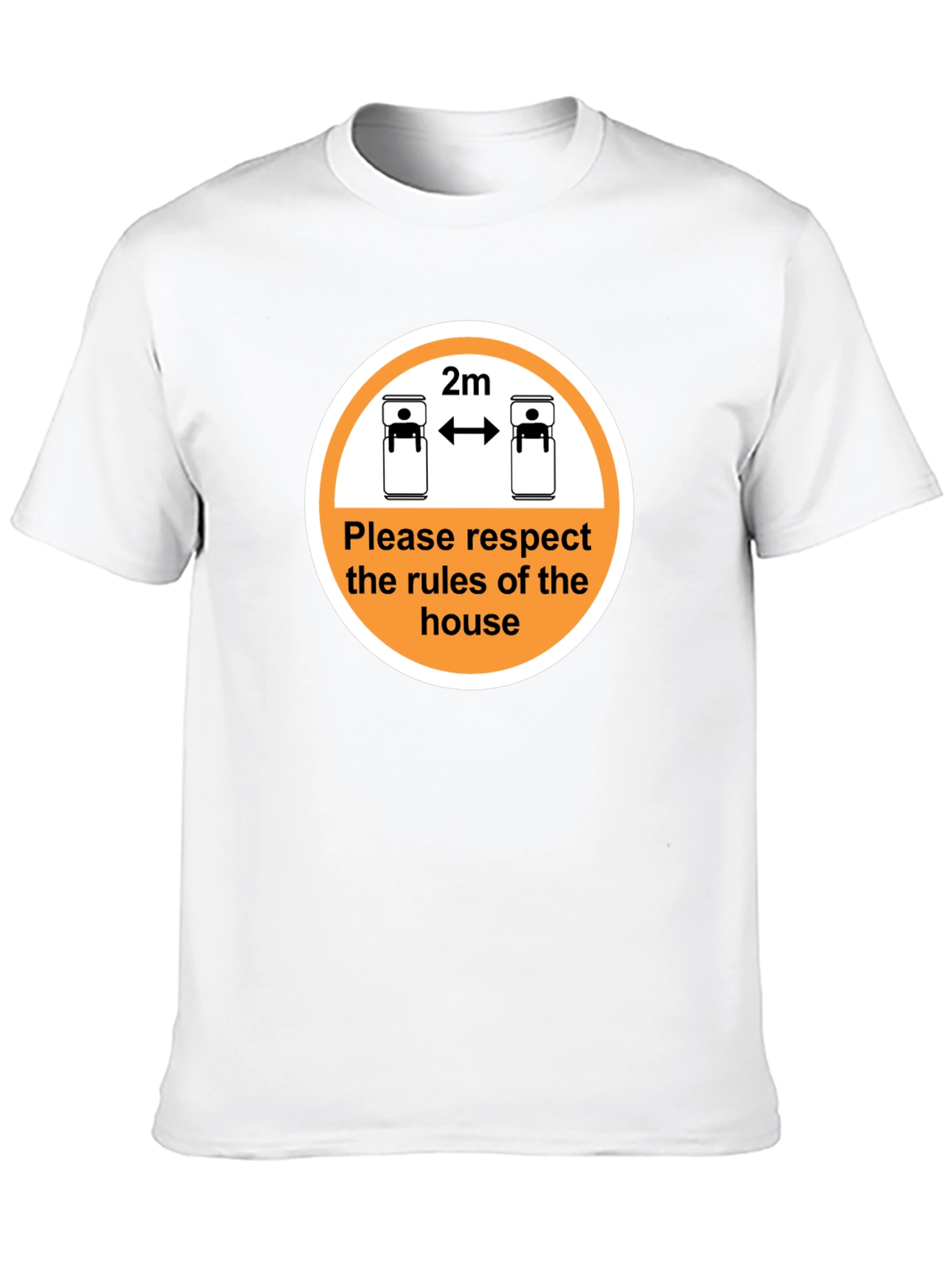 Social Distance Humor Tee - Respect the Rules