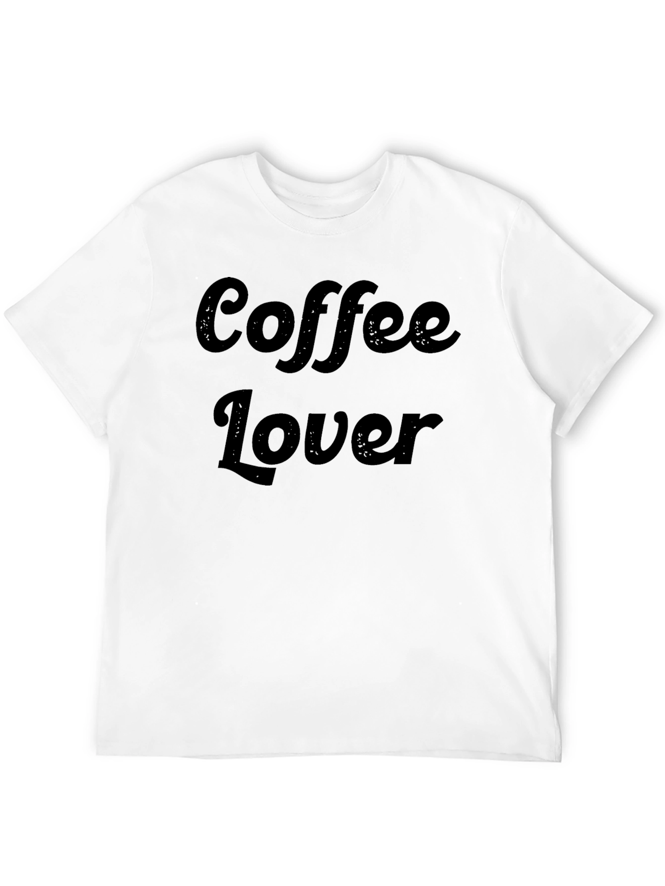 Coffee Lover Black Graphic T-Shirt