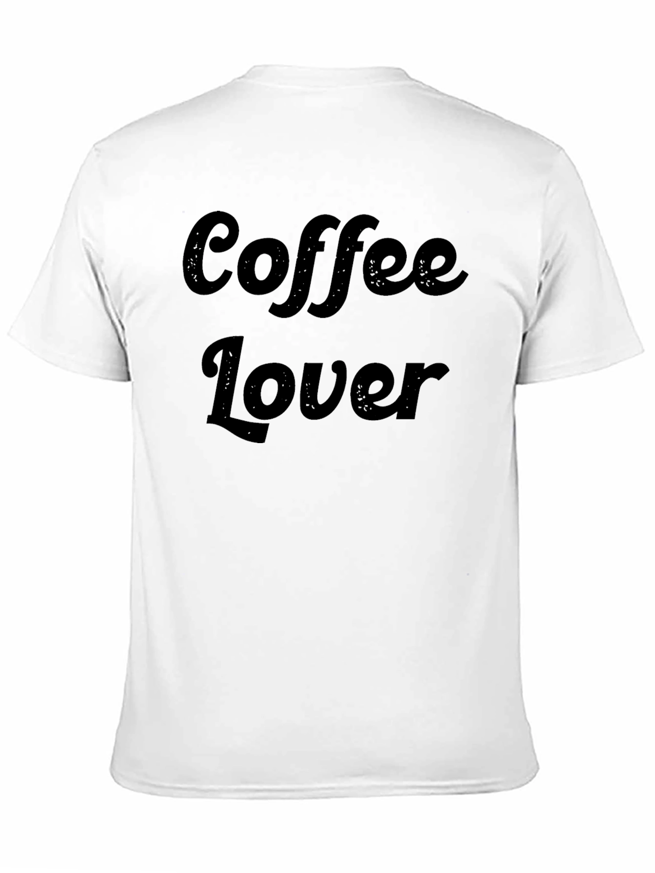 Coffee Lover Black Graphic T-Shirt
