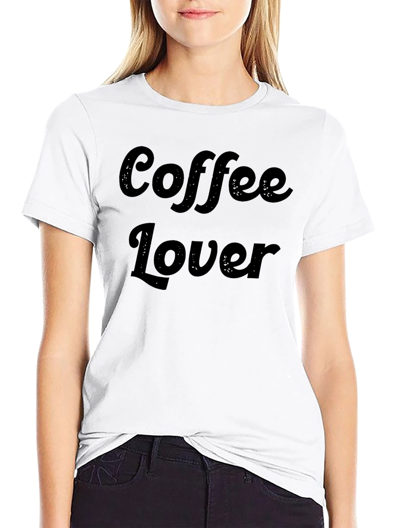 Coffee Lover Black Graphic T-Shirt