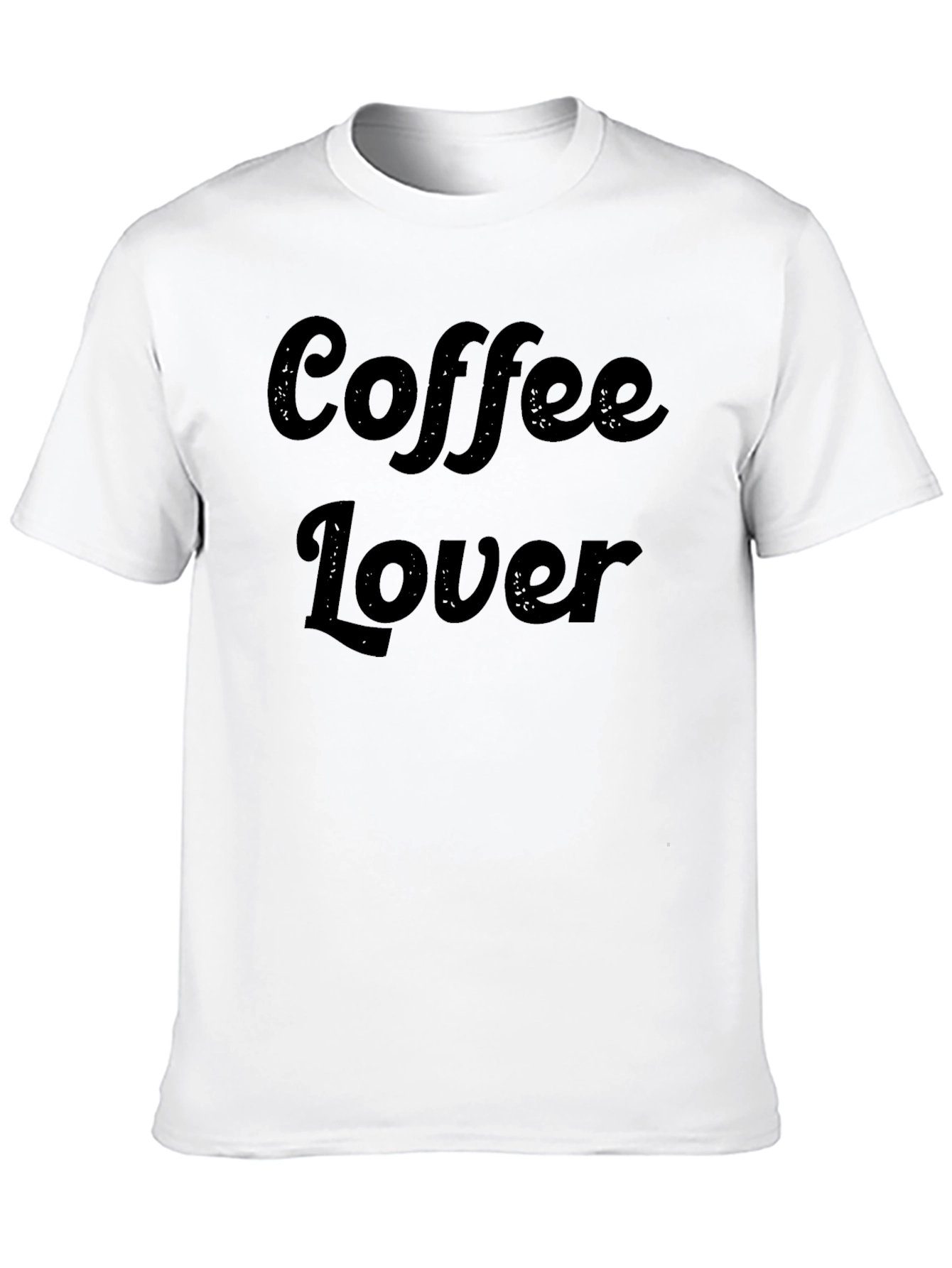 Coffee Lover Black Graphic T-Shirt