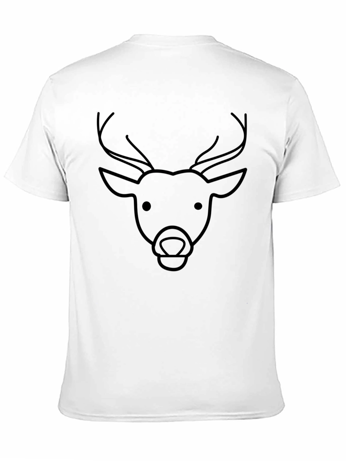 Deer Graphic Tee - Mens Black T-Shirt
