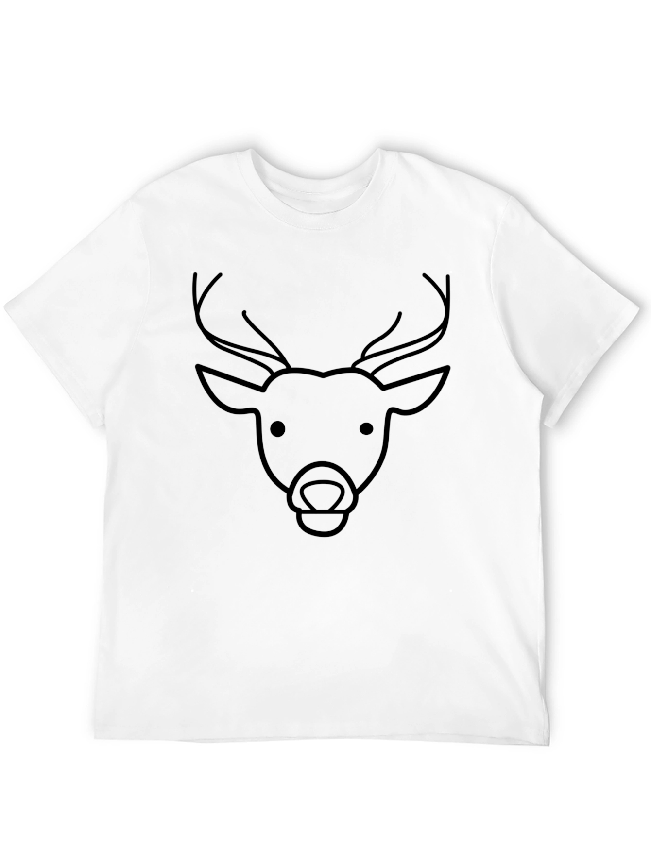 Deer Graphic Tee - Mens Black T-Shirt