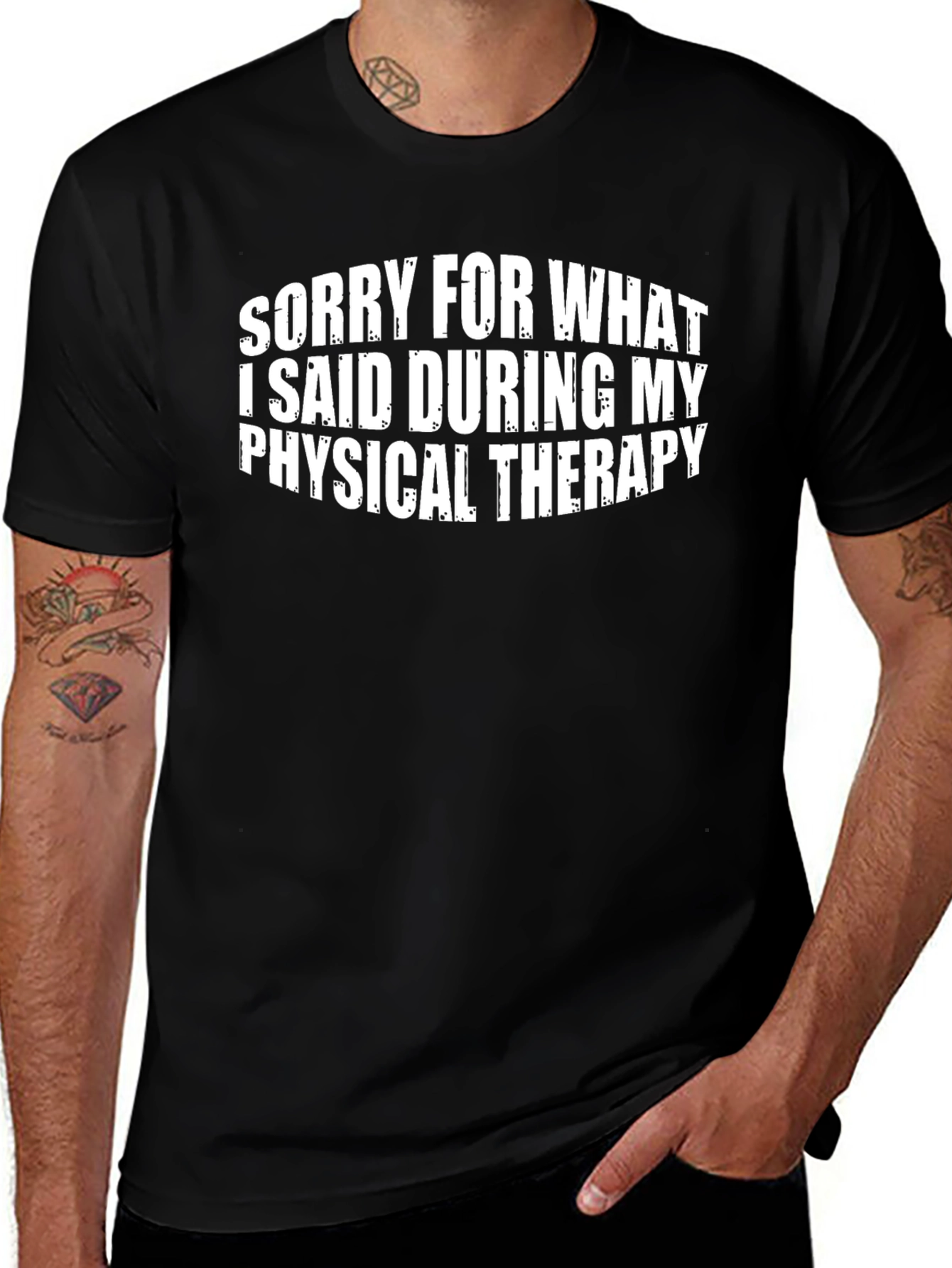 Funny Physical Therapy T-Shirt - Apology Statement