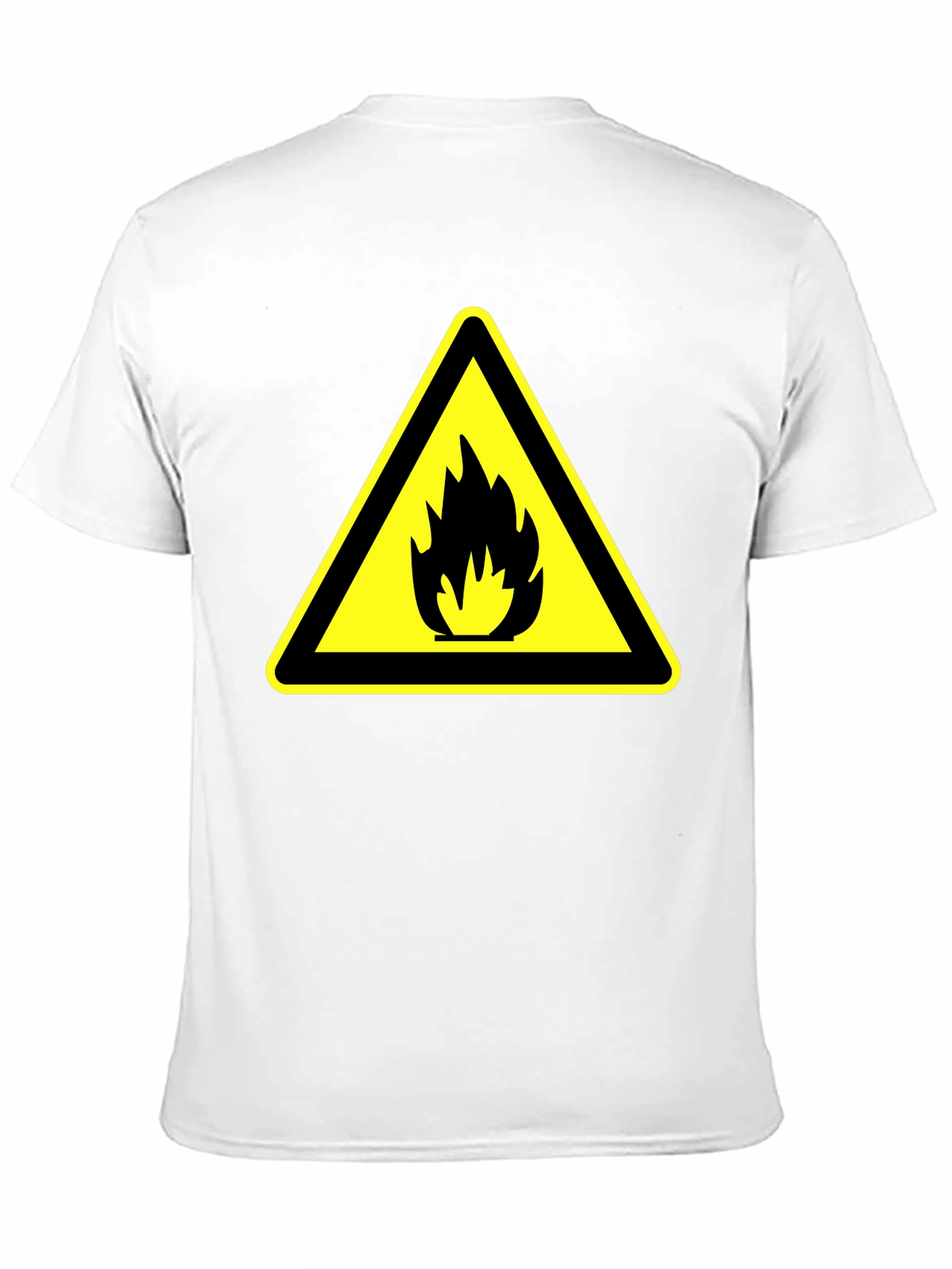 Warning Fire Hazard T-Shirt - Black