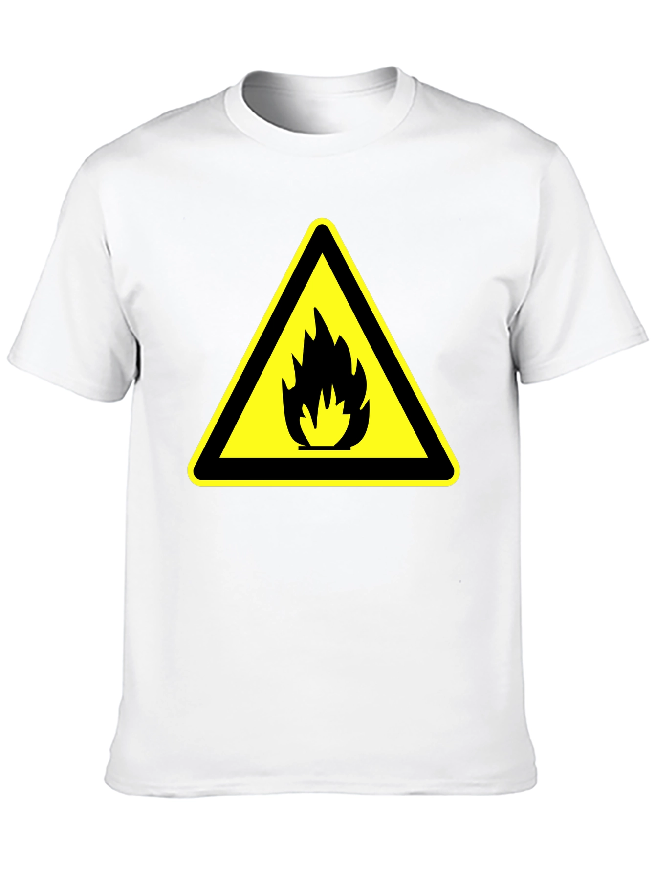 Warning Fire Hazard T-Shirt - Black