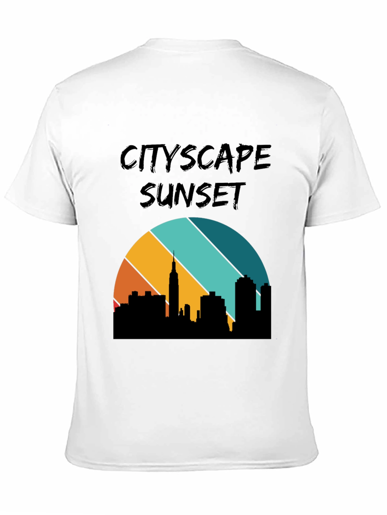 Cityscape Sunset Graphic Tee