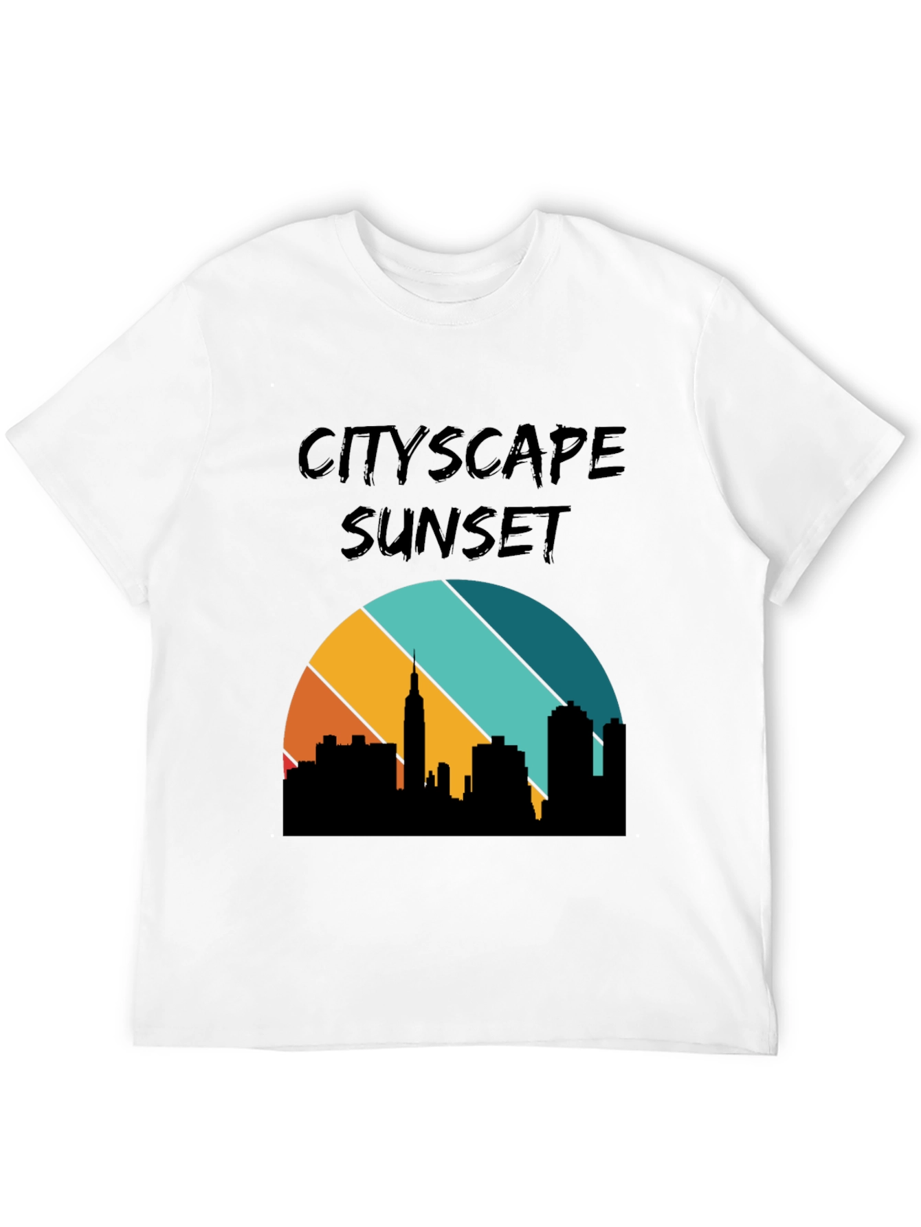 Cityscape Sunset Graphic Tee