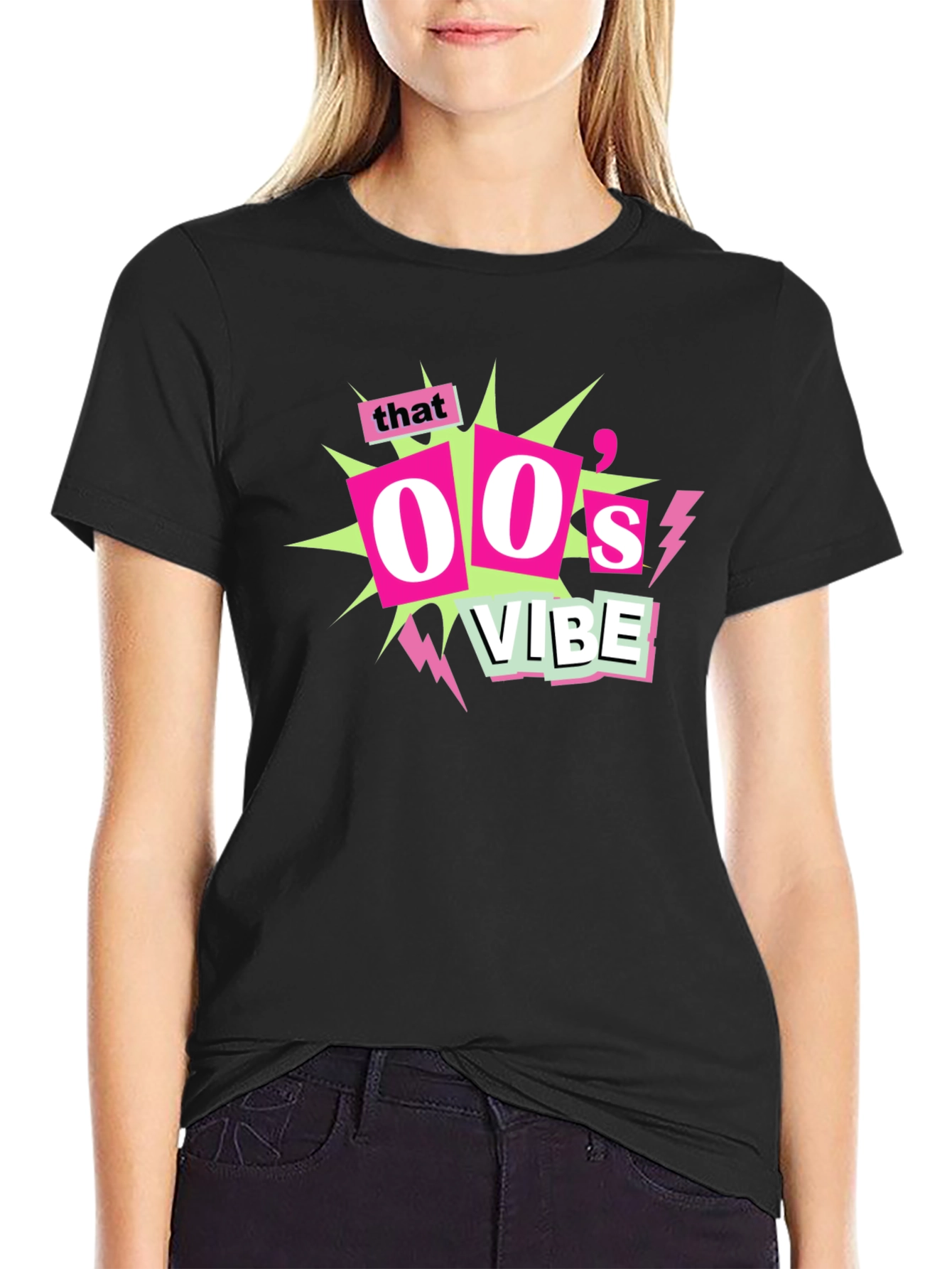 That 00s Vibe Black T-Shirt