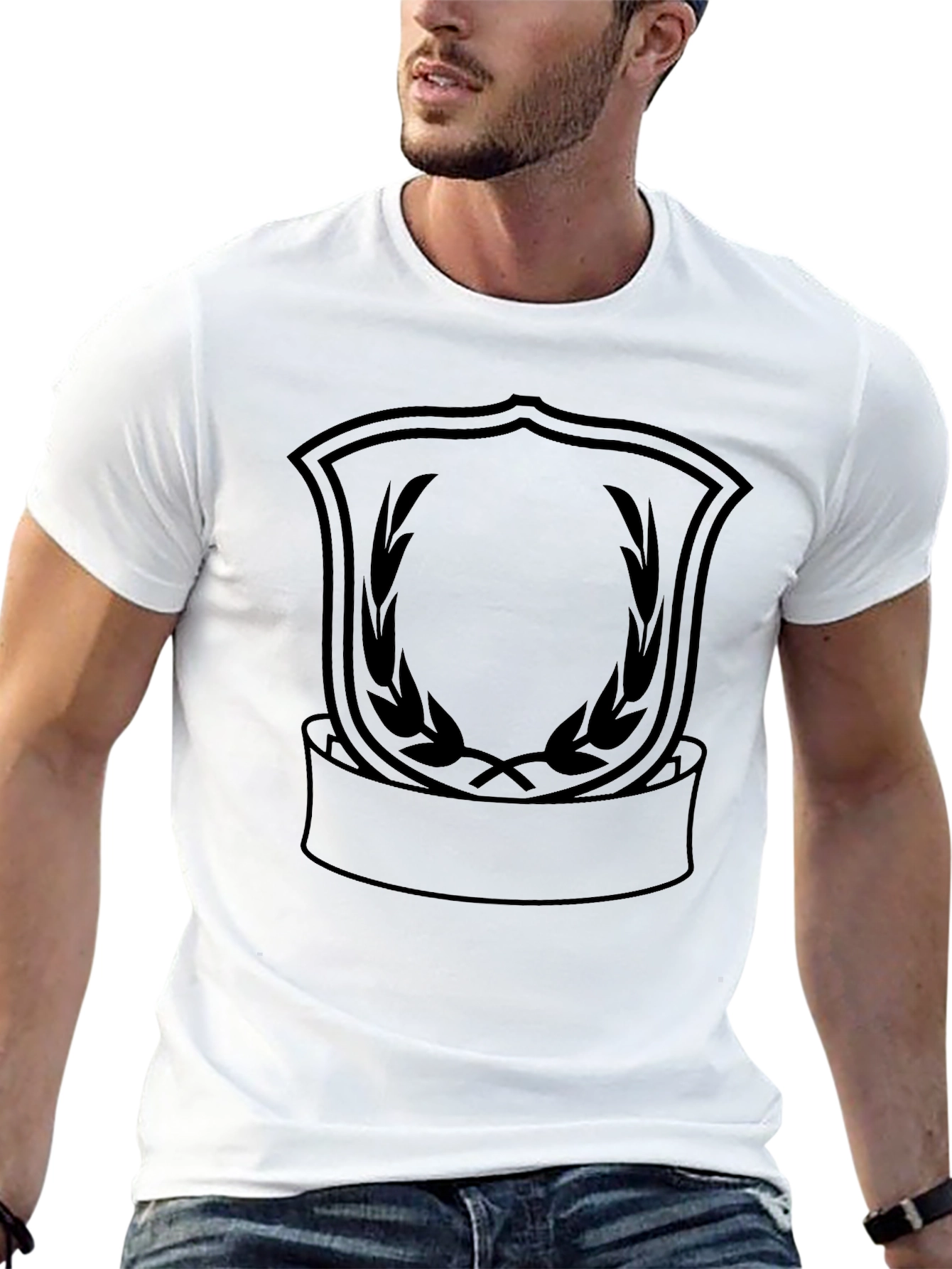 Emblem Graphic Black T-Shirt
